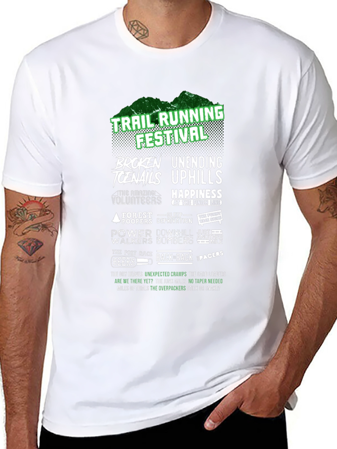 Trail Running Festival Graphic Tee