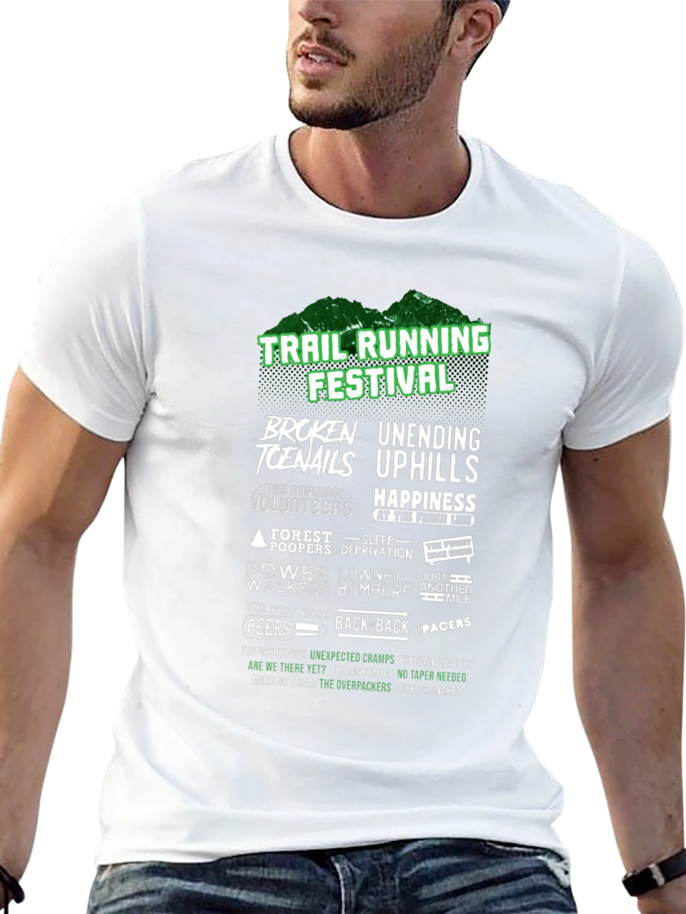 Trail Running Festival Graphic Tee