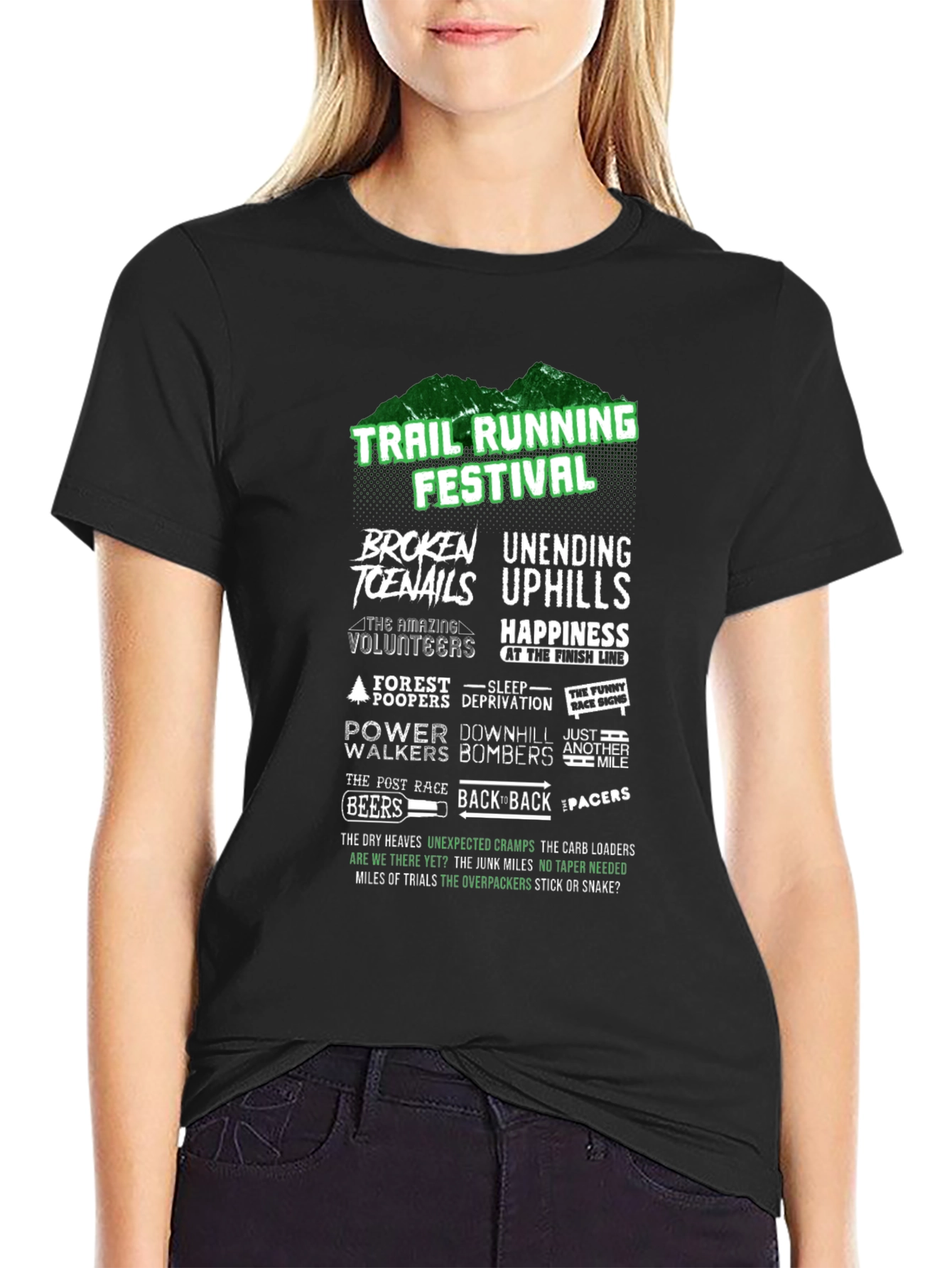 Trail Running Festival Graphic Tee
