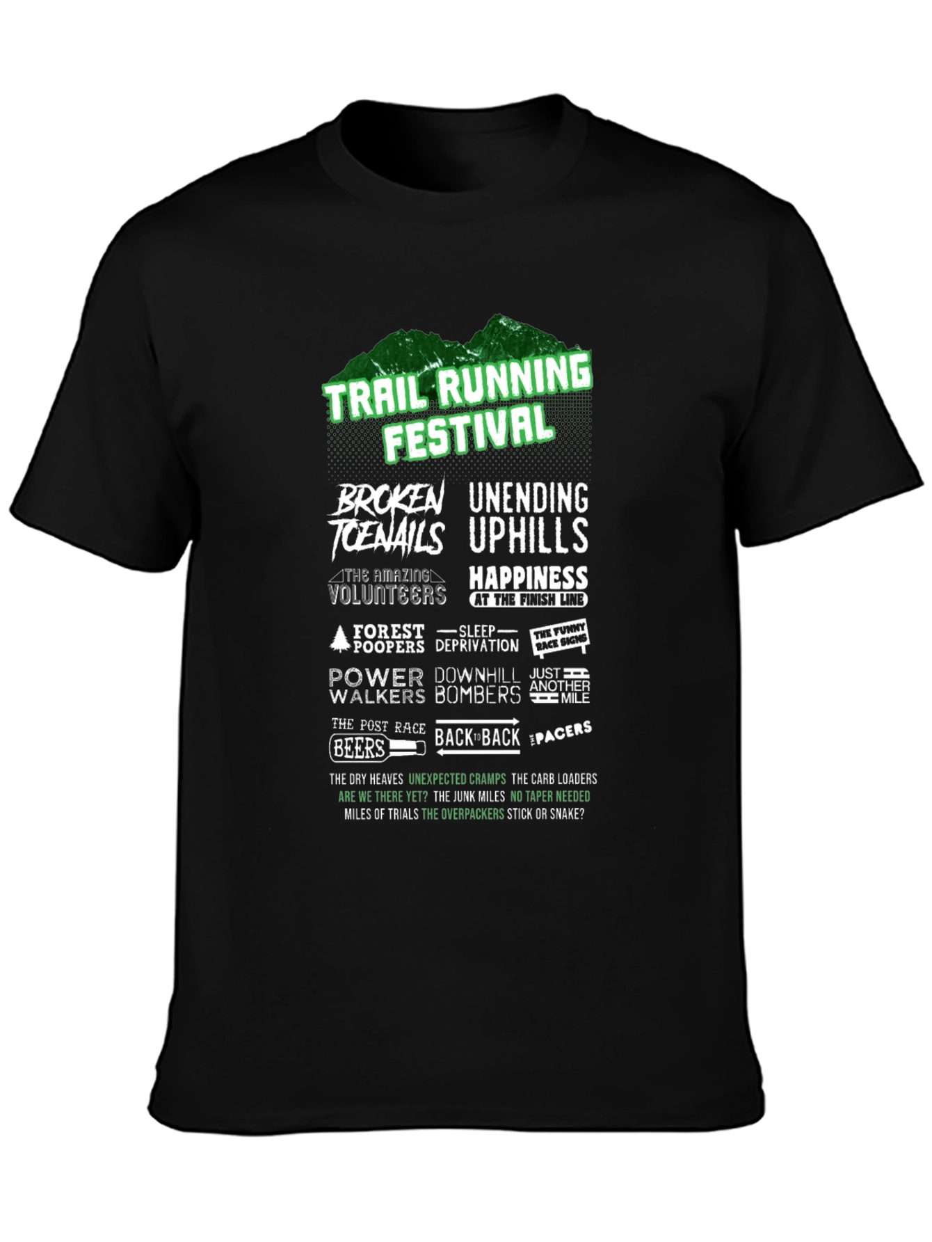 Trail Running Festival Graphic Tee