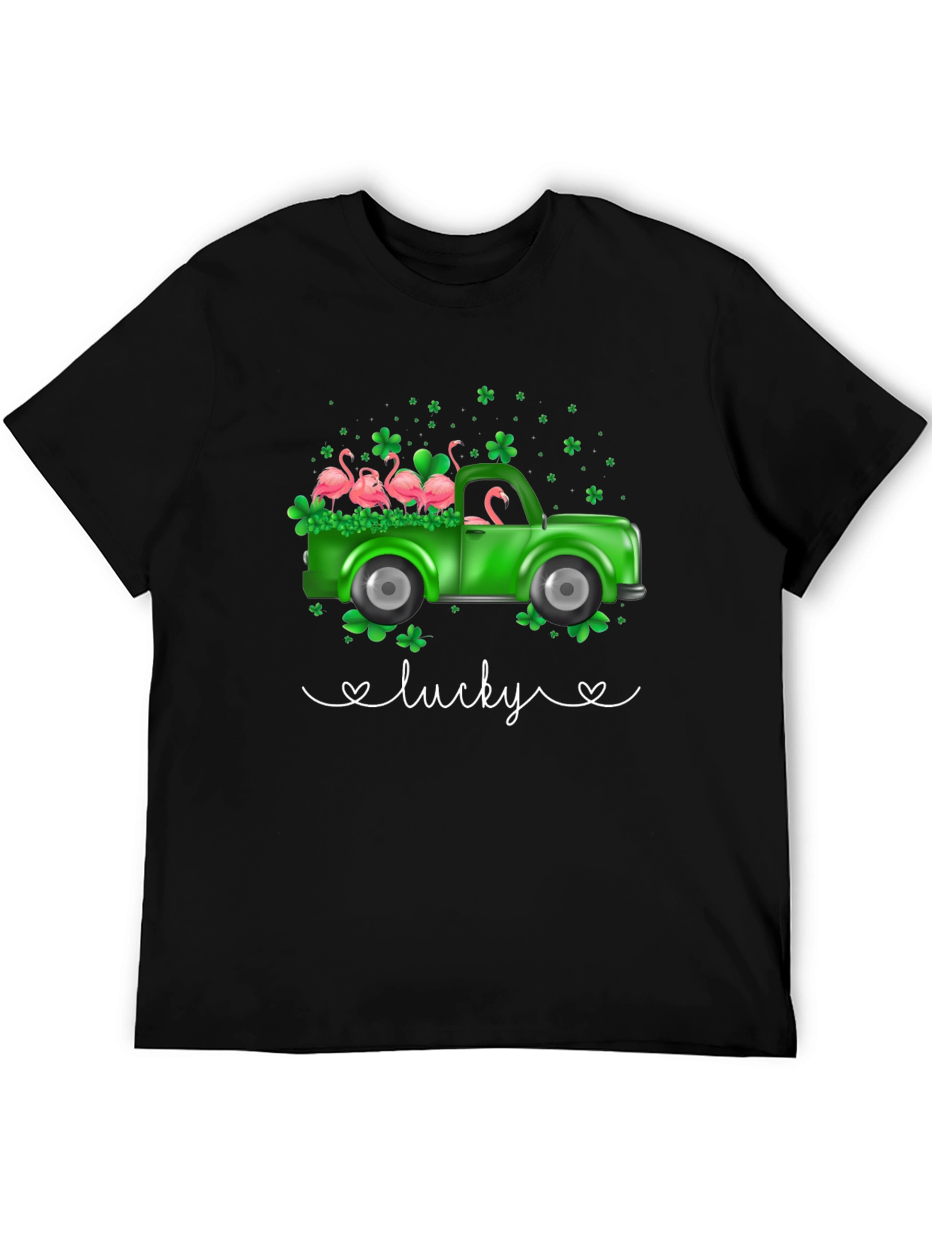 Lucky Flamingo Truck Graphic Tee