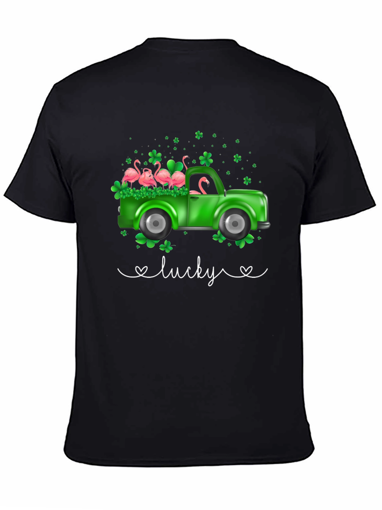Lucky Flamingo Truck Graphic Tee