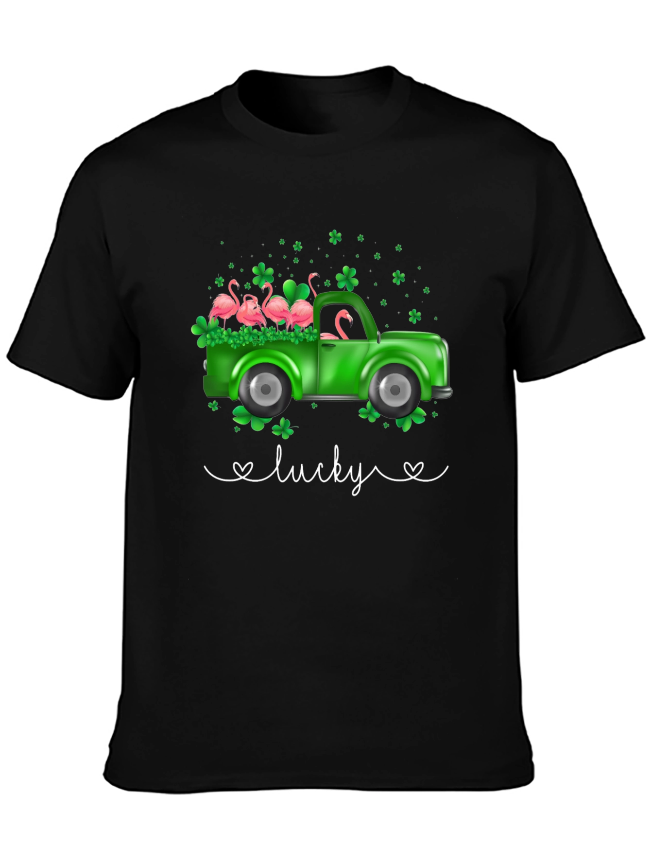 Lucky Flamingo Truck Graphic Tee