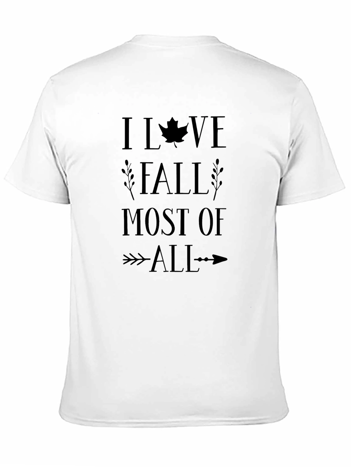 I Love Fall Most of All T-Shirt