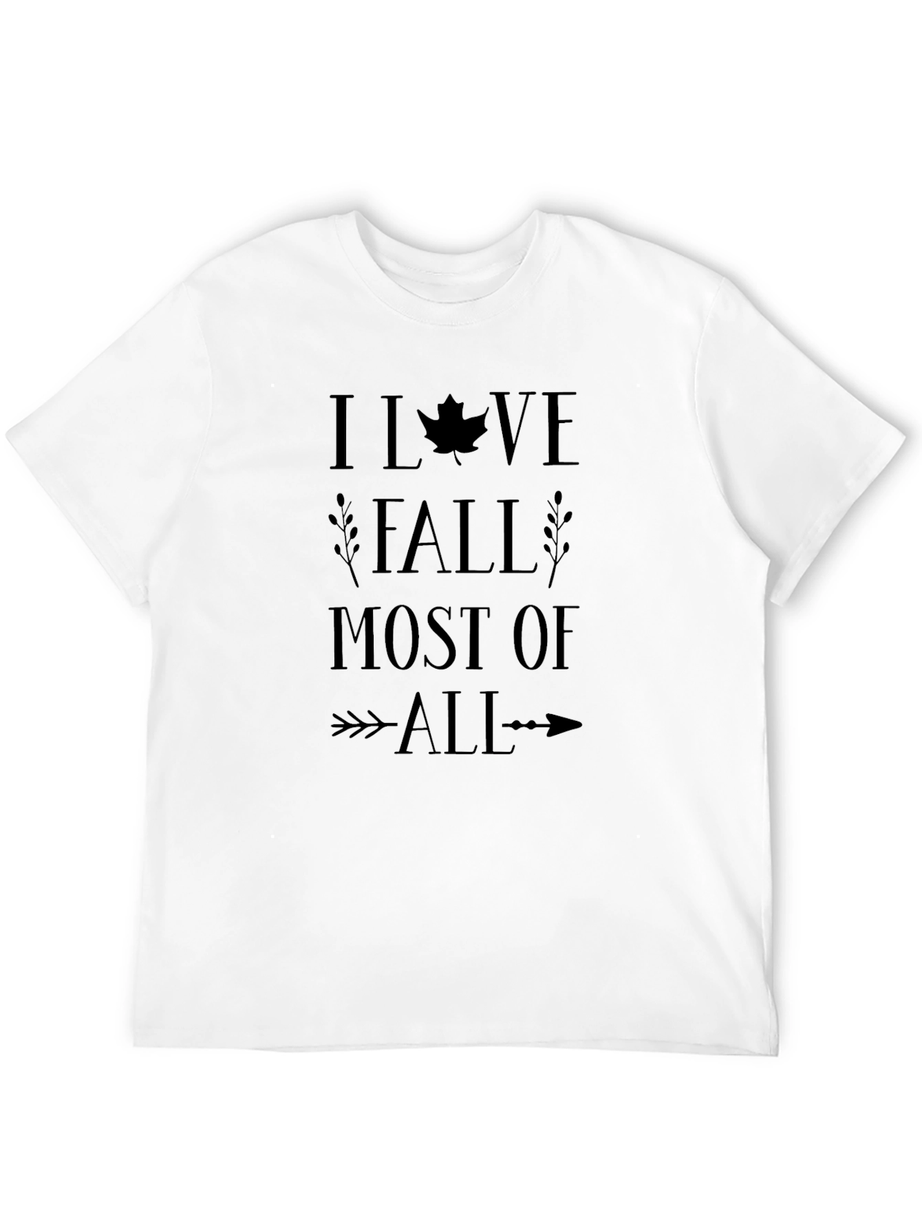 I Love Fall Most of All T-Shirt