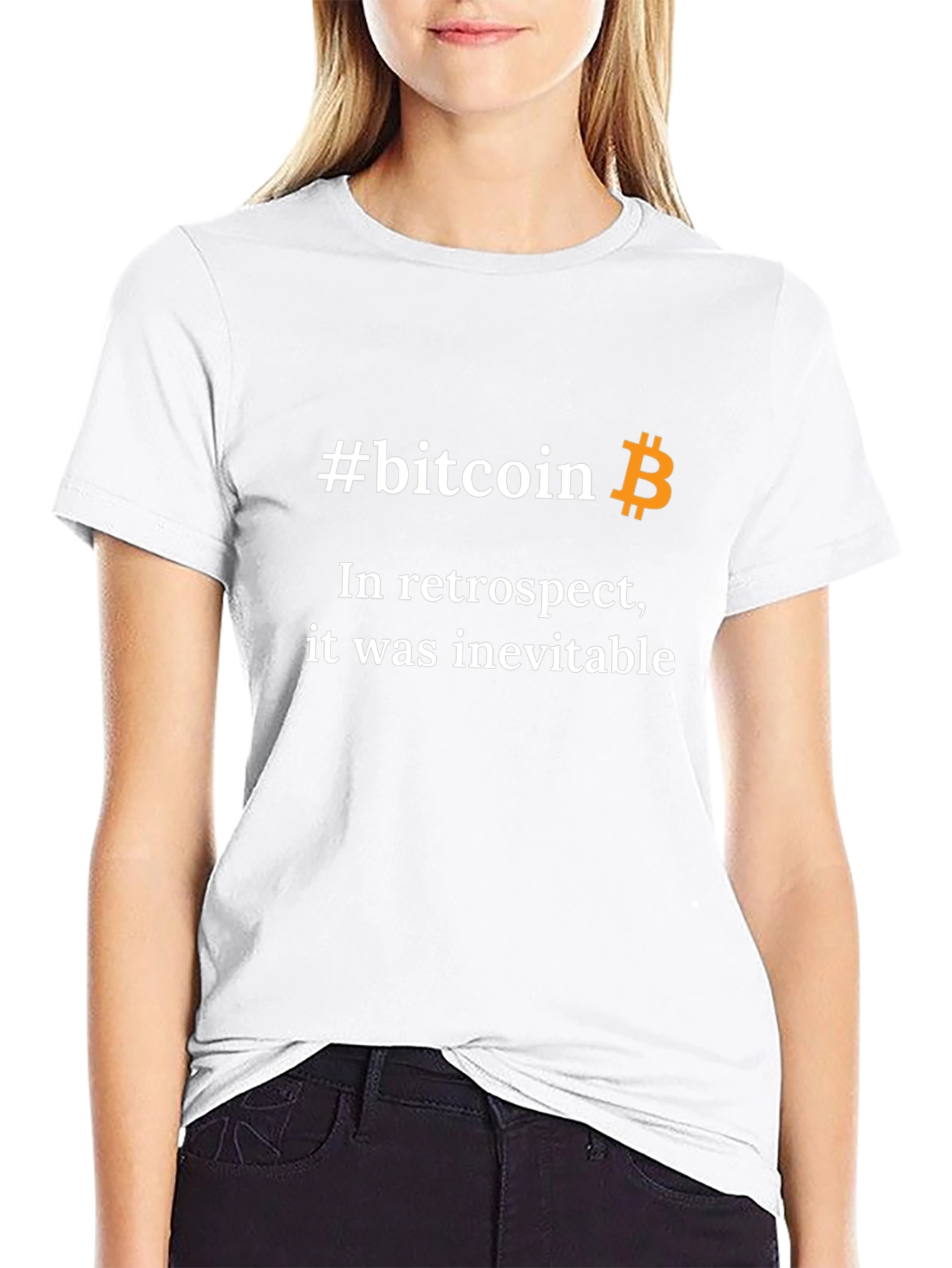 Bitcoin Inevitable Black T-Shirt