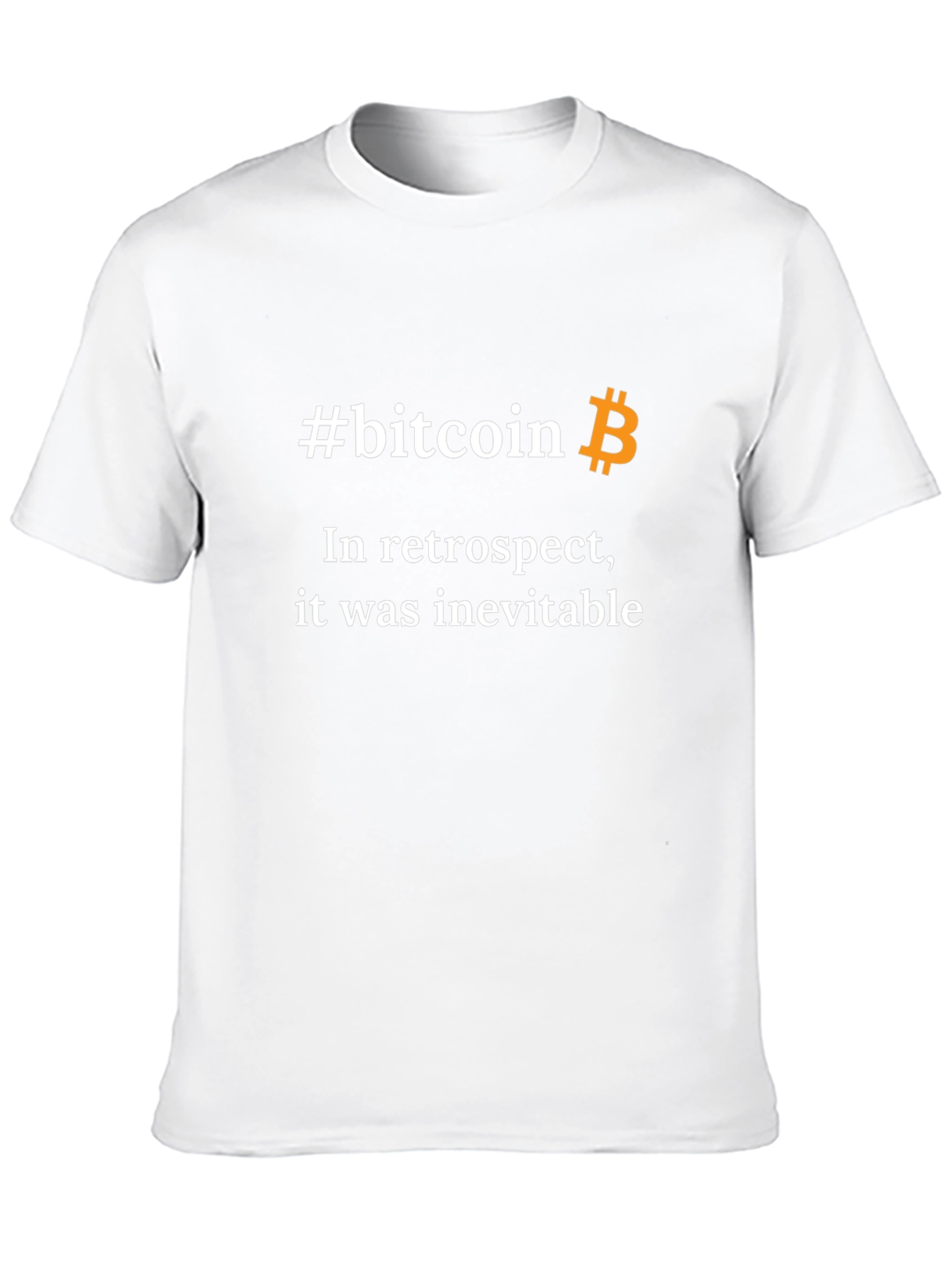 Bitcoin Inevitable Black T-Shirt