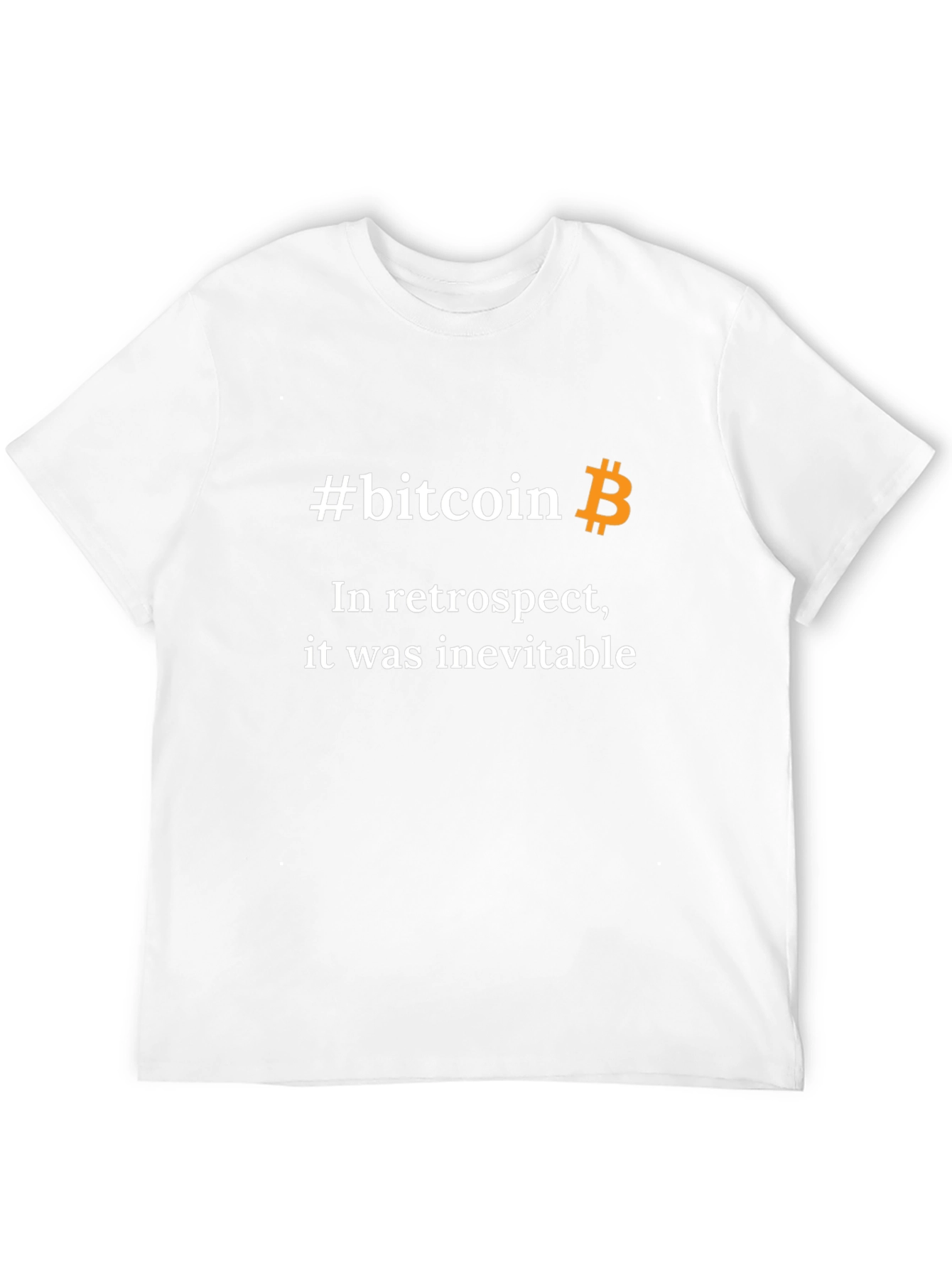 Bitcoin Inevitable Black T-Shirt