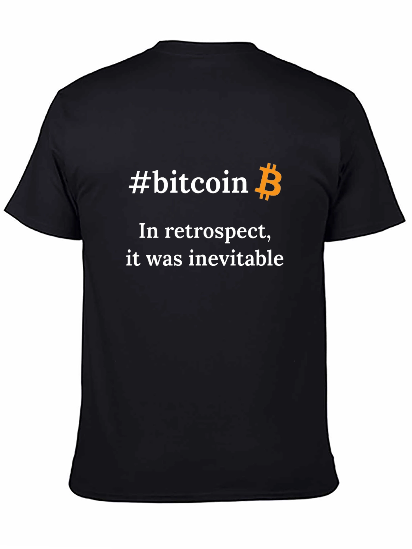 Bitcoin Inevitable Black T-Shirt