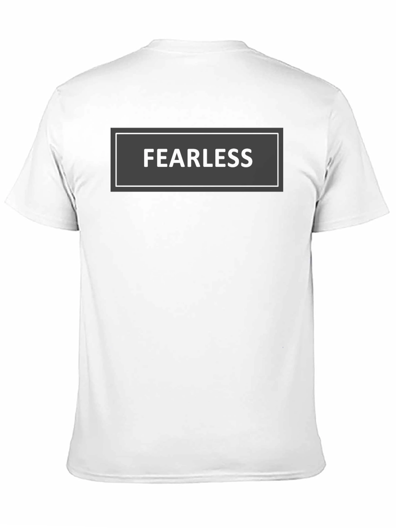 Fearless Mens Black Graphic T-Shirt