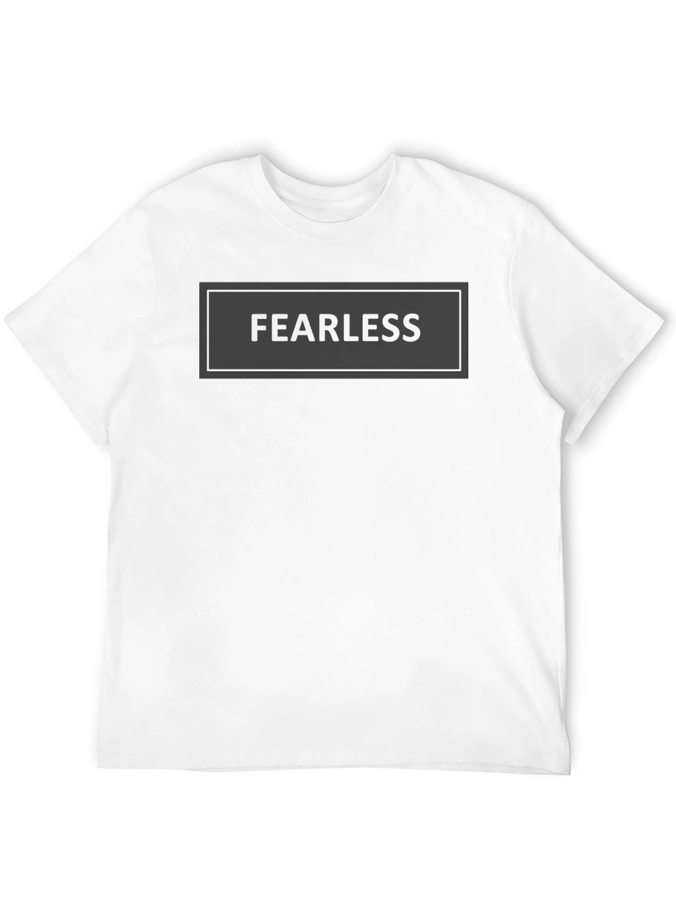 Fearless Mens Black Graphic T-Shirt