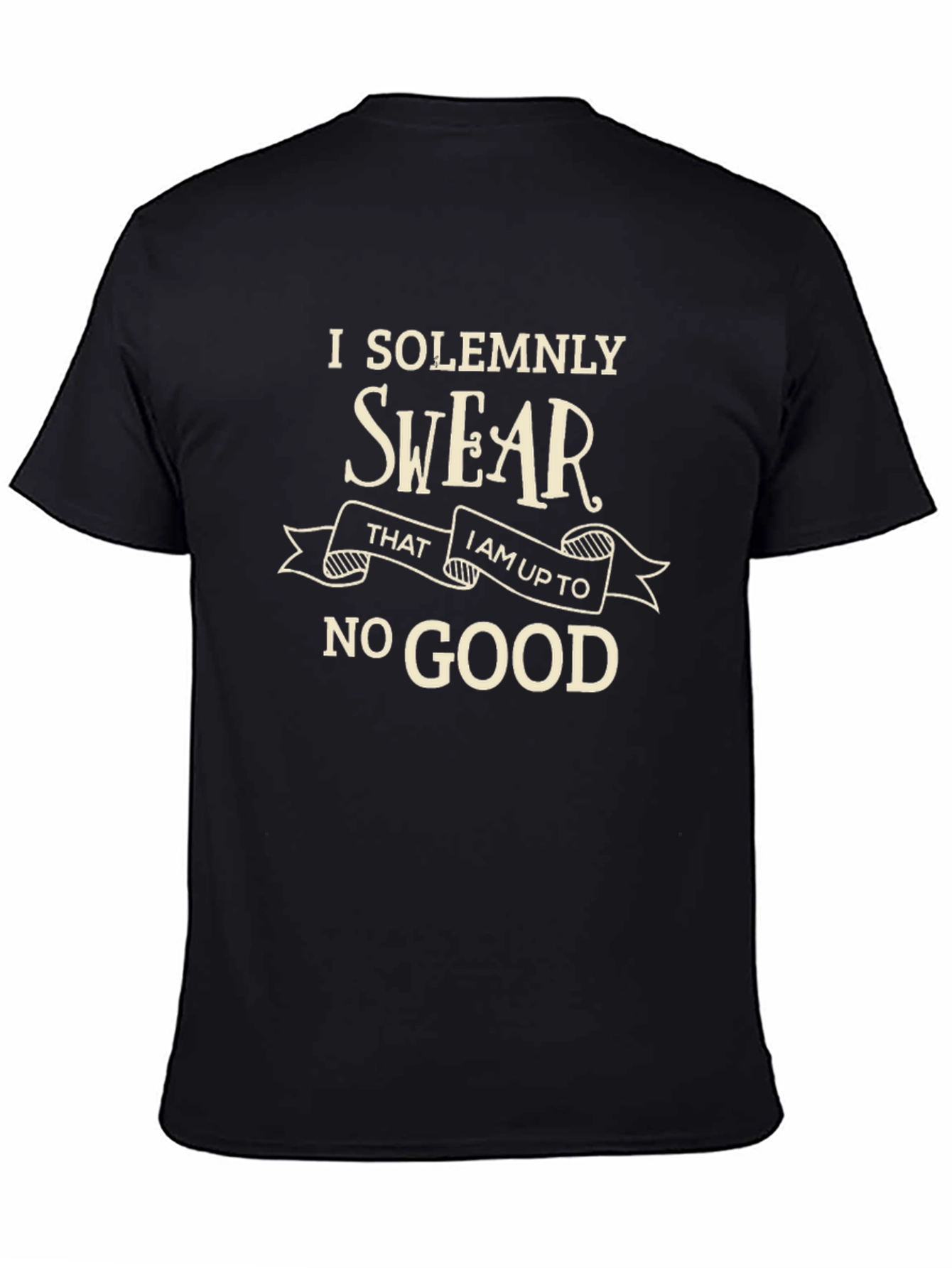 I Solemnly Swear Black Graphic Tee