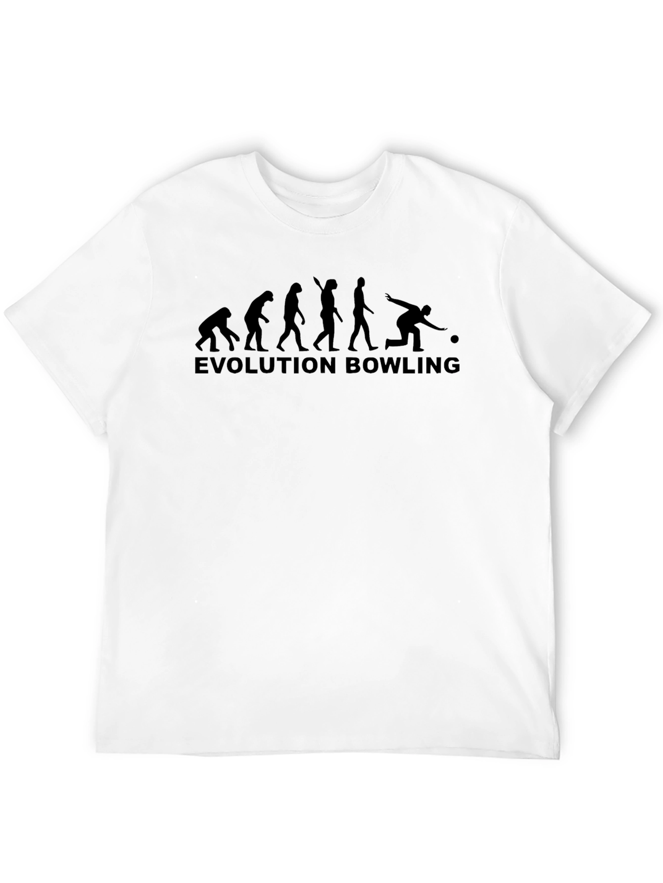 Evolution Bowling Graphic T-Shirt - Black