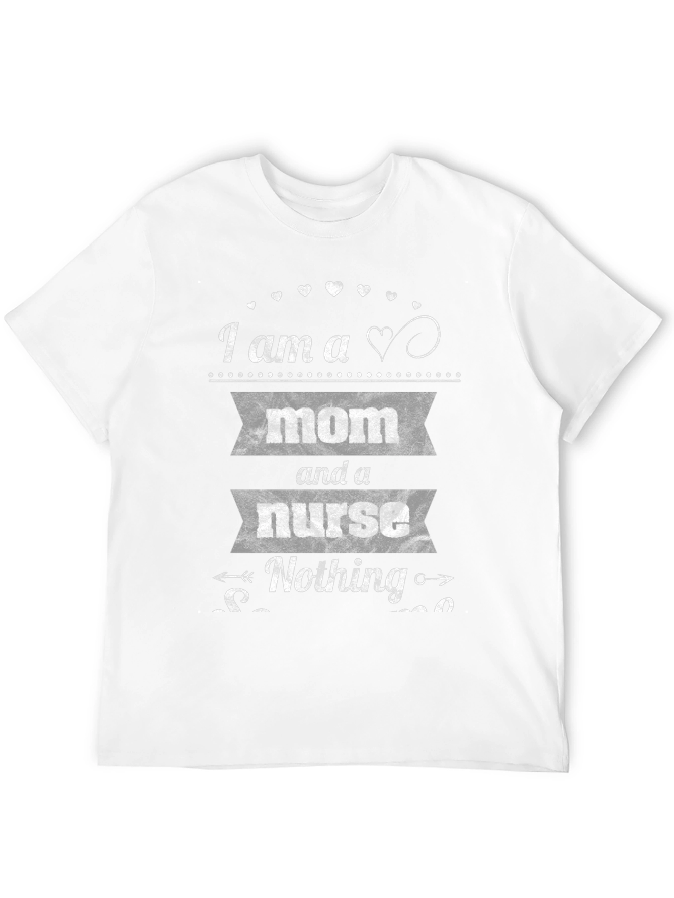 Mom and a Nurse T-Shirt - Black