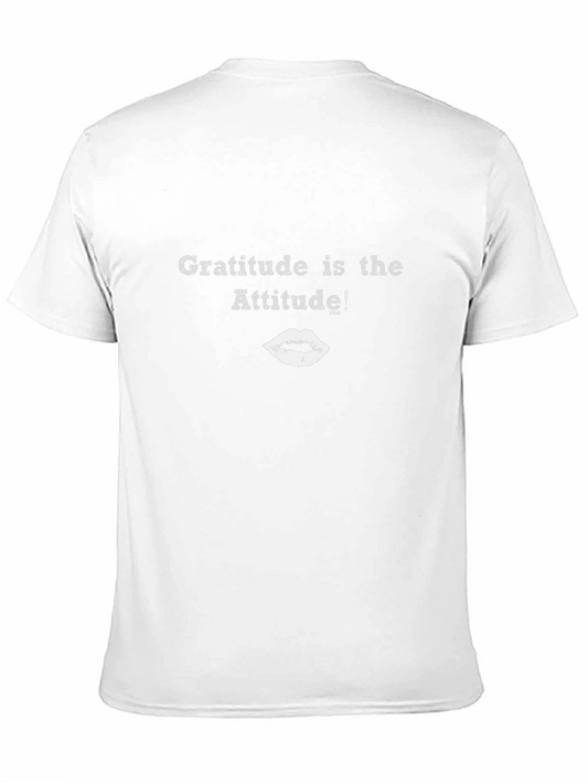 Gratitude Attitude Black Graphic Tee