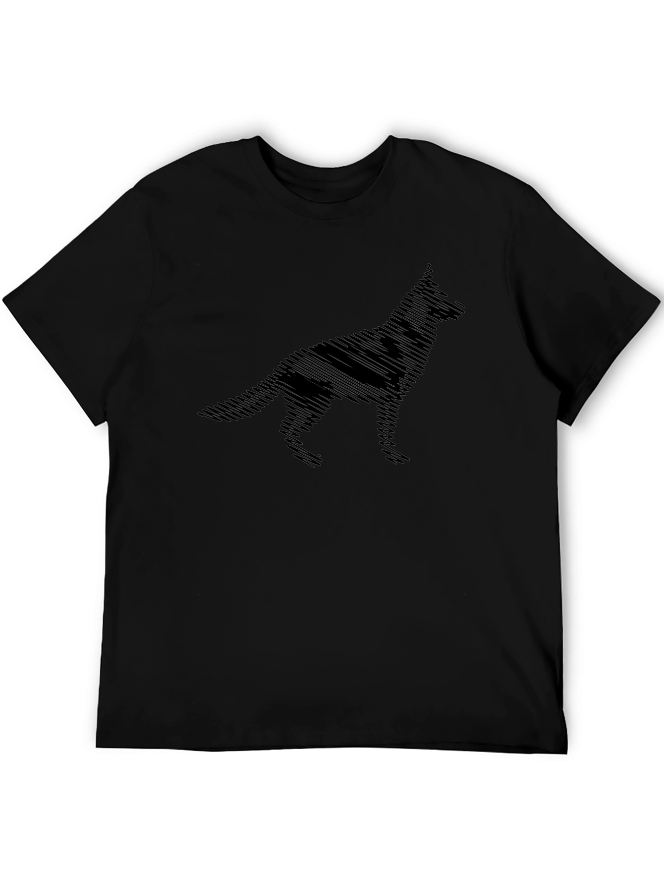 Dog Silhouette T-Shirt - Mens Graphic Tee