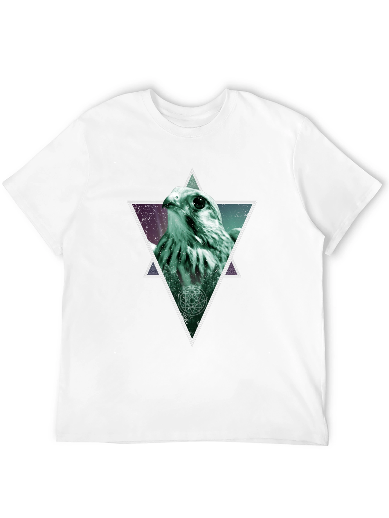 Geometric Bird T-Shirt - Unique Graphic Tee