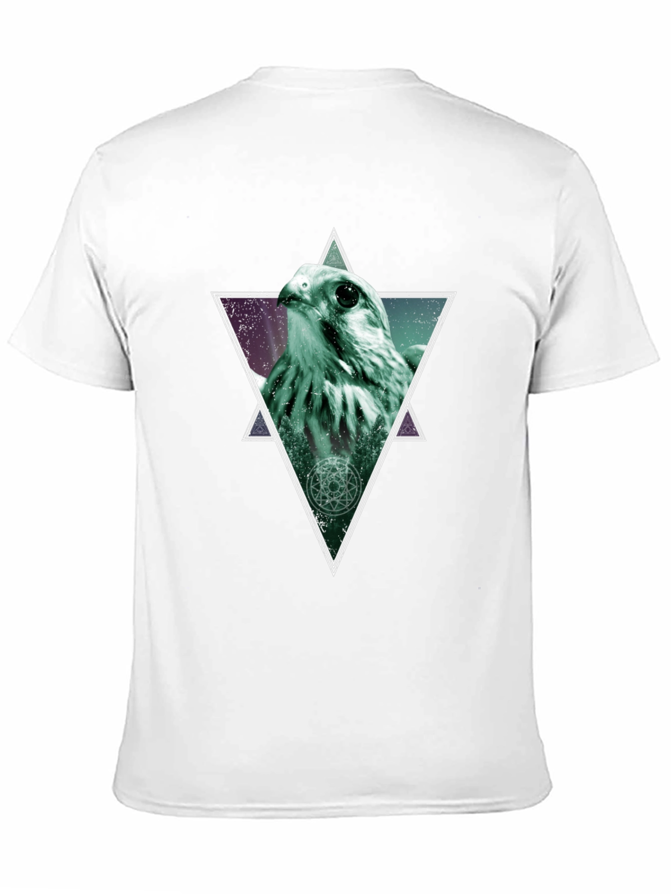 Geometric Bird T-Shirt - Unique Graphic Tee