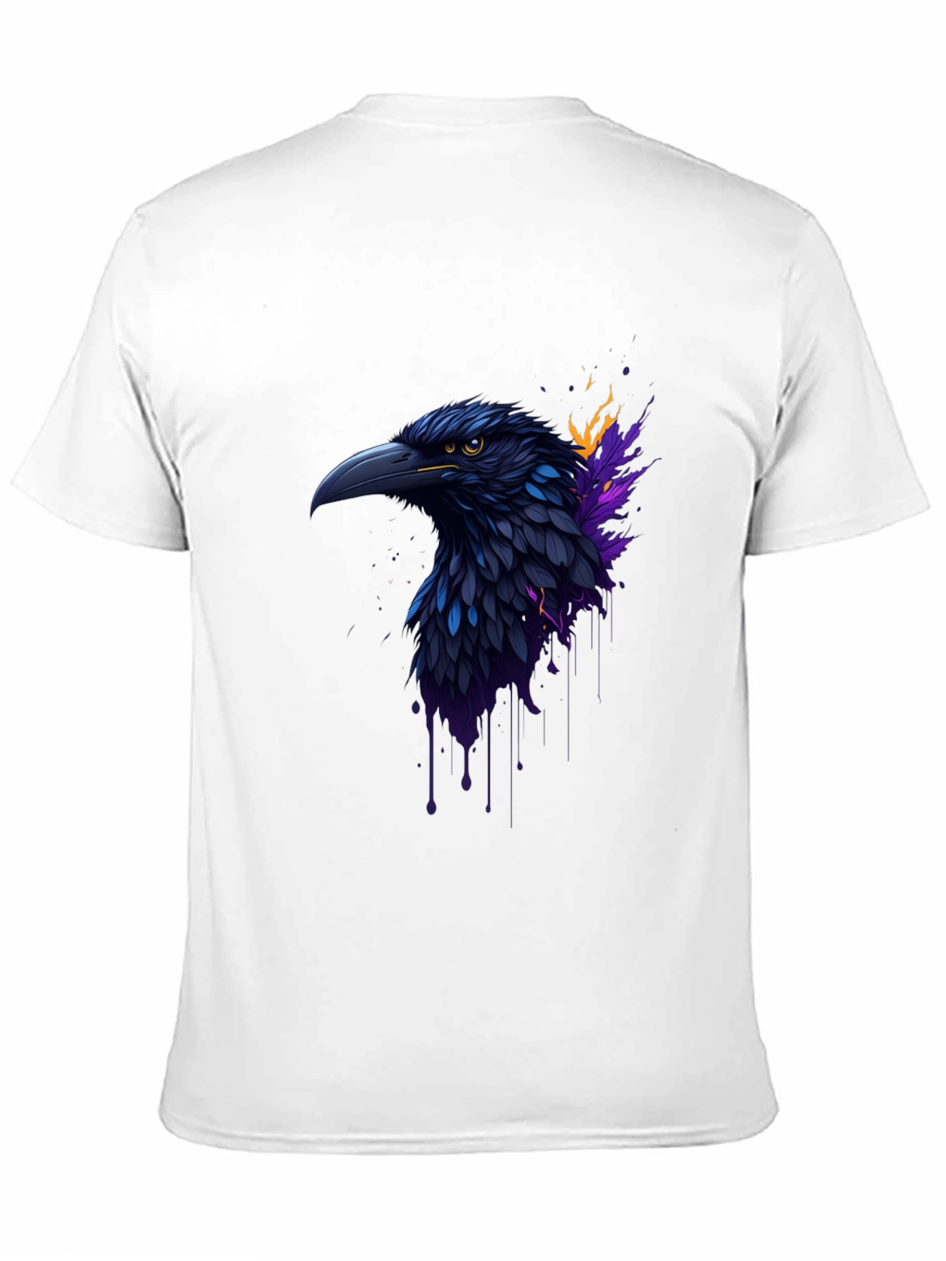 Raven Graphic Tee - Dark & Stylish