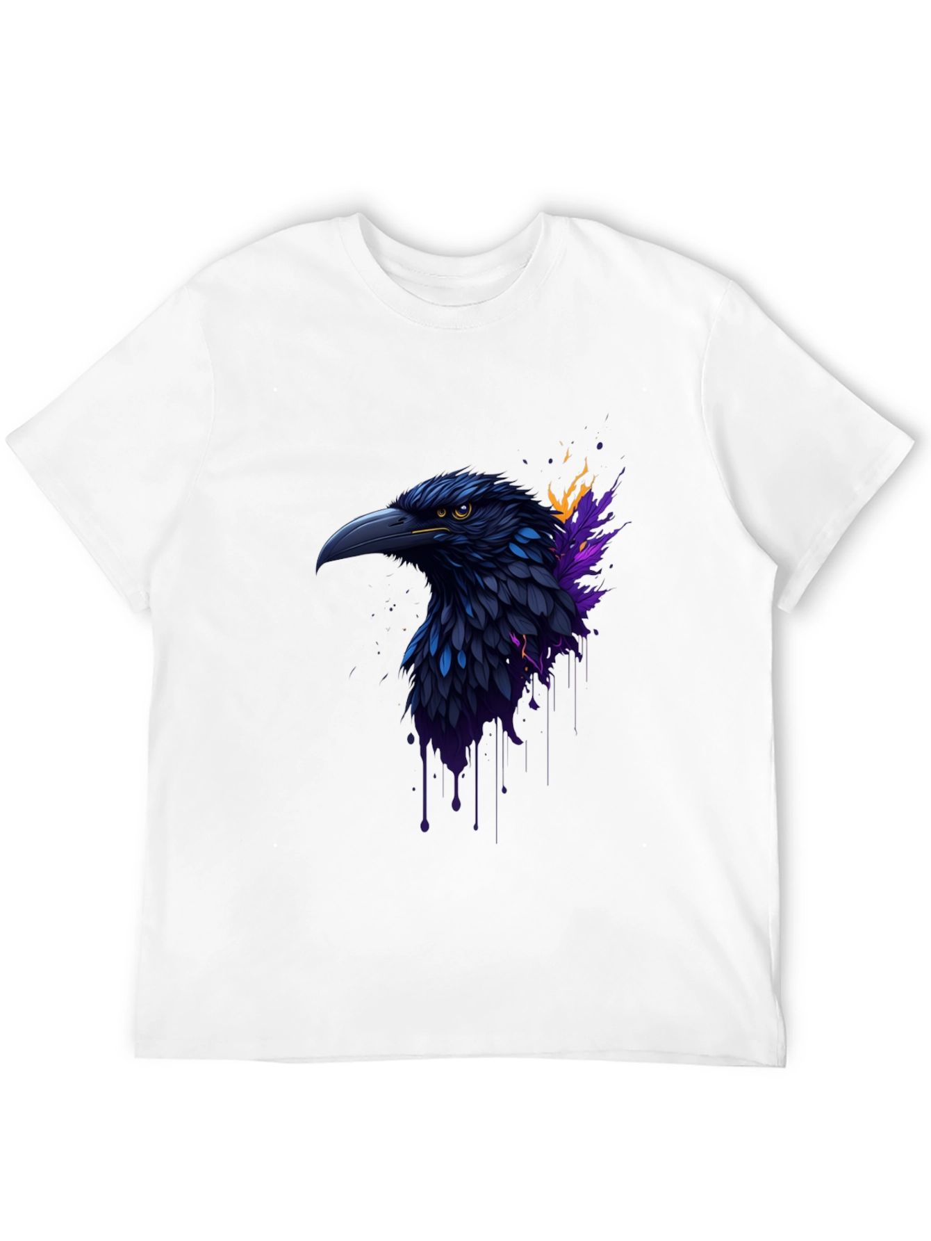 Raven Graphic Tee - Dark & Stylish