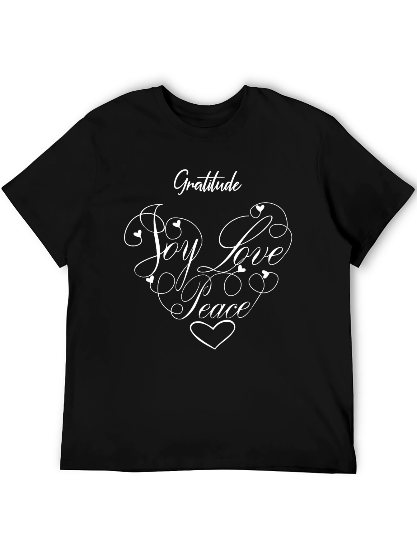Gratitude Joy Love Peace Graphic Tee