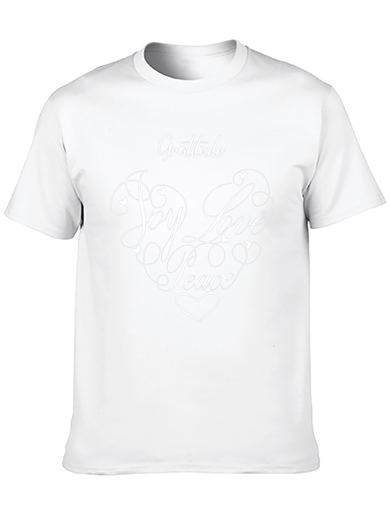 Gratitude Joy Love Peace Graphic Tee