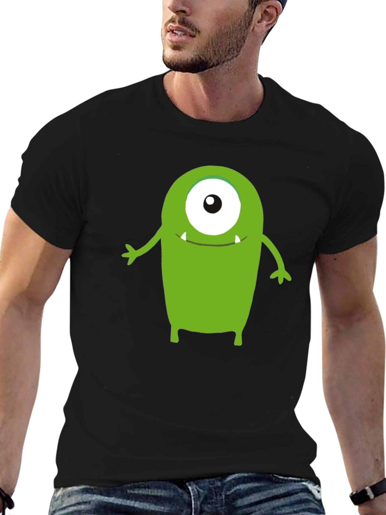 One-Eyed Monster Graphic Tee - Black T-Shirt