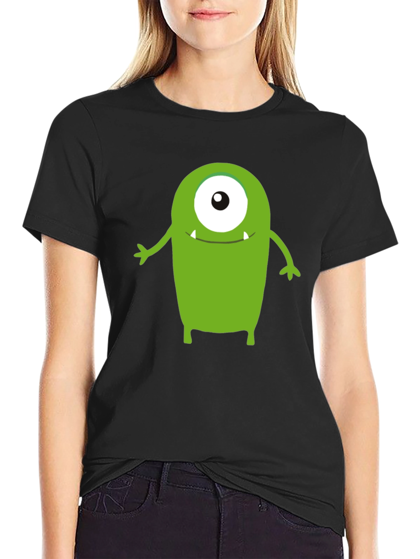 One-Eyed Monster Graphic Tee - Black T-Shirt