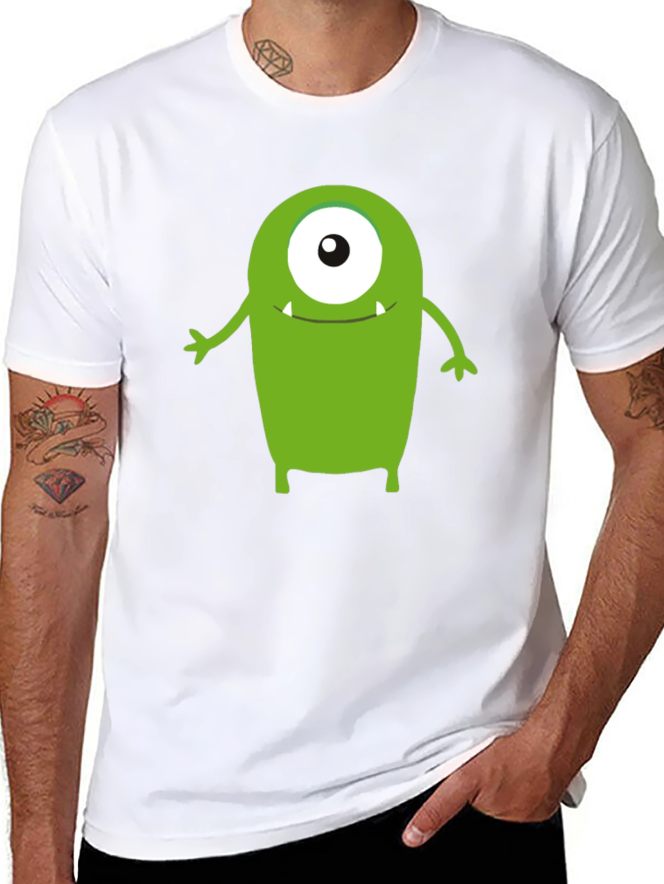 One-Eyed Monster Graphic Tee - Black T-Shirt