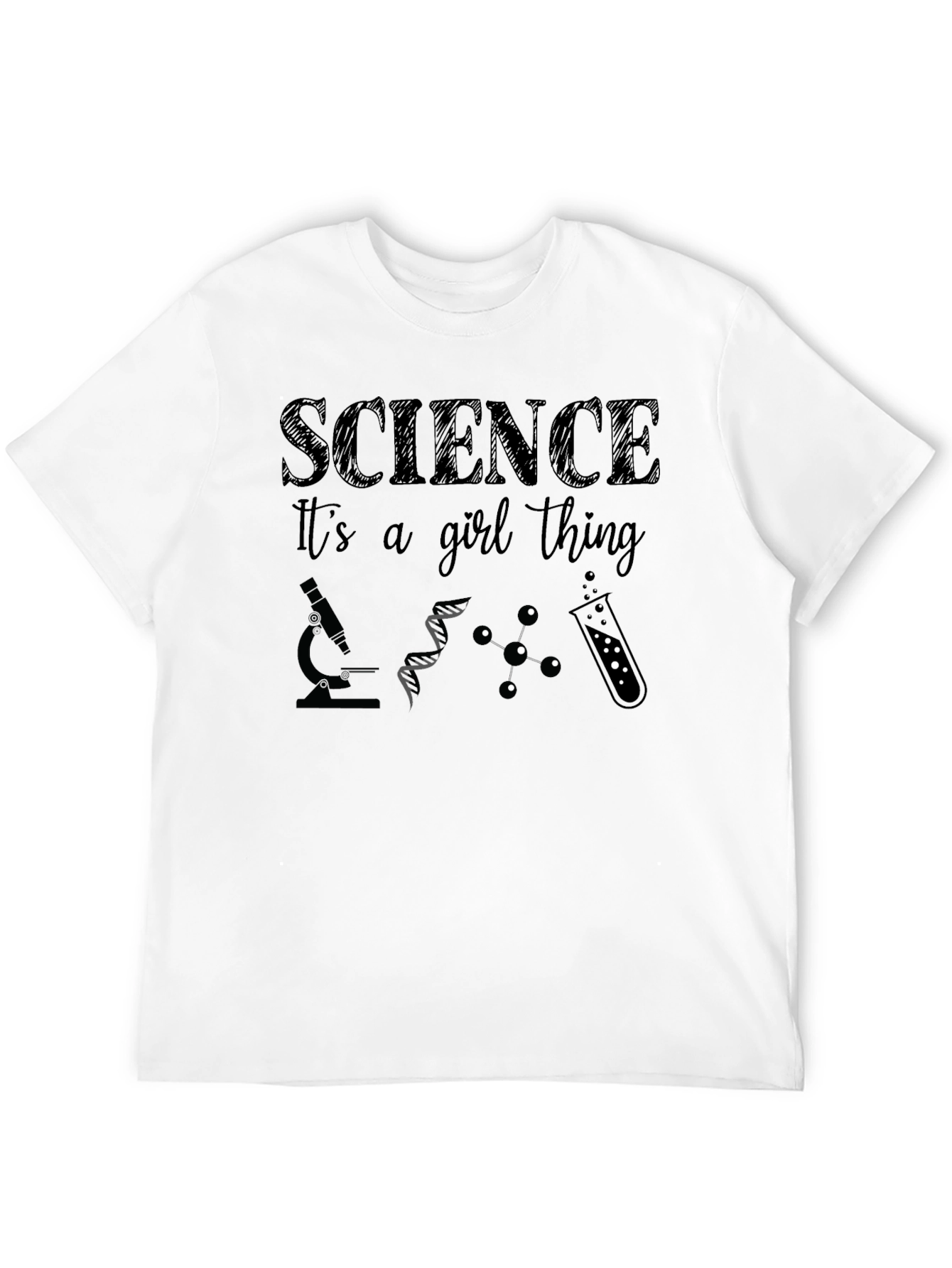 Science Its a Girl Thing T-Shirt
