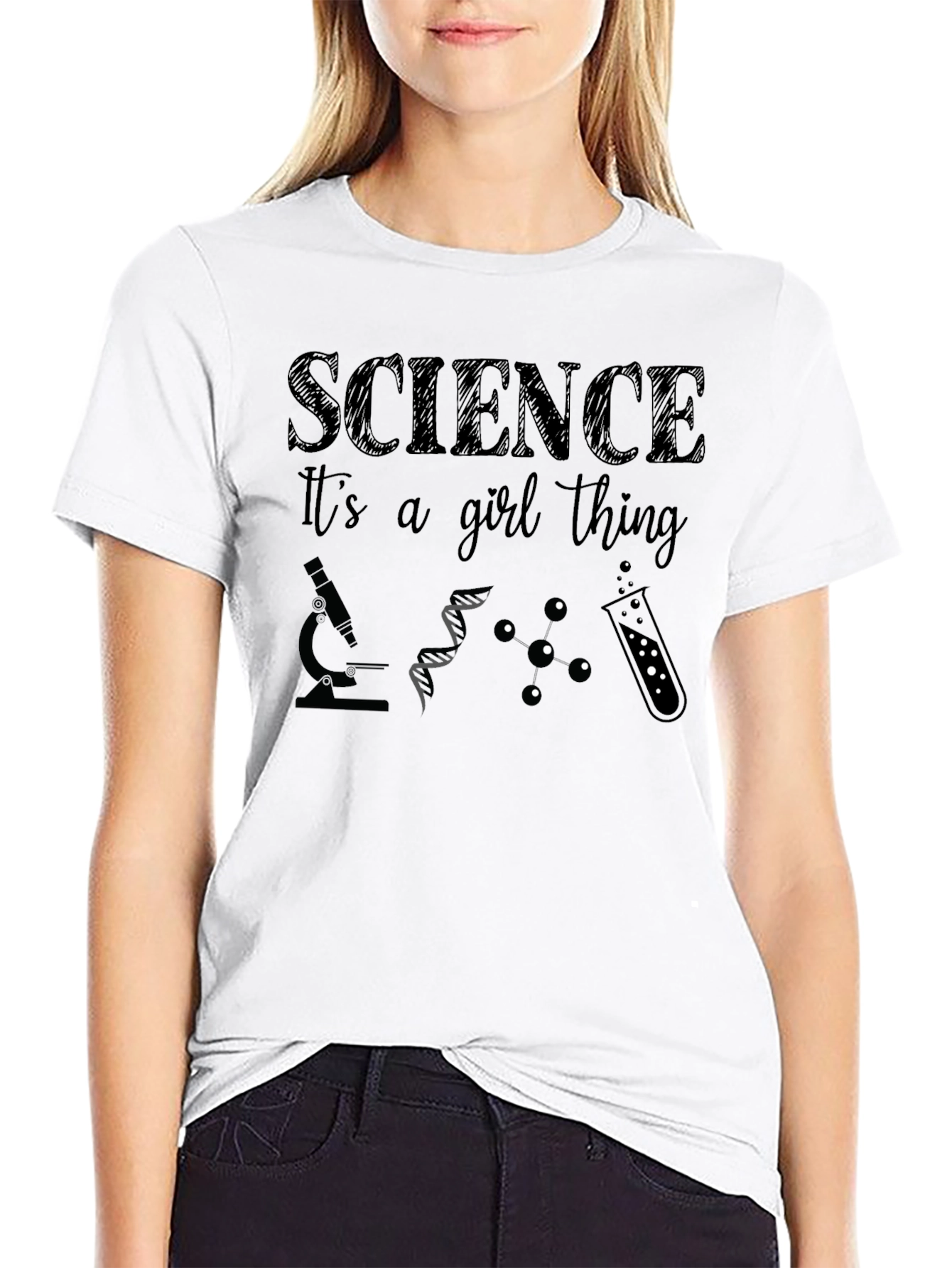 Science Its a Girl Thing T-Shirt