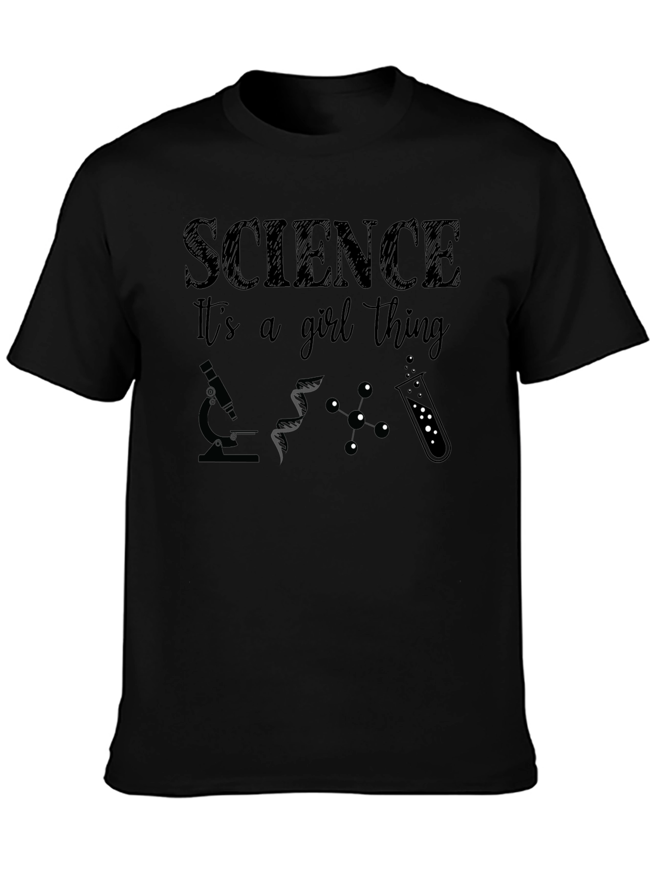 Science Its a Girl Thing T-Shirt