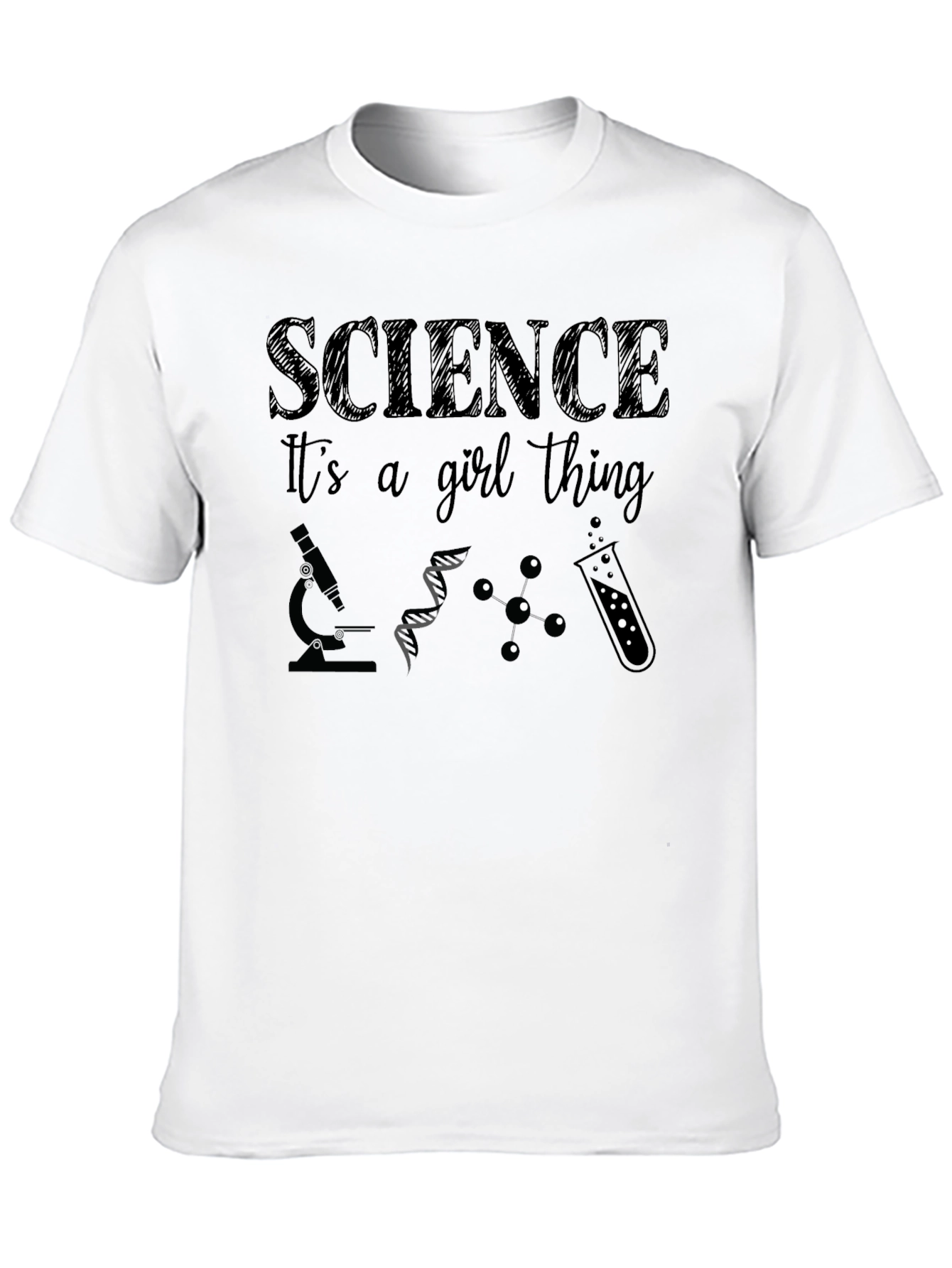Science Its a Girl Thing T-Shirt