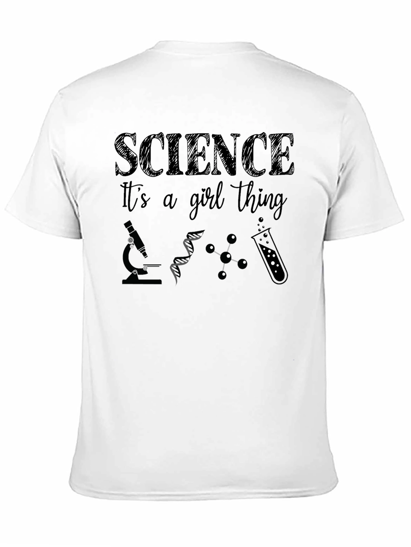 Science Its a Girl Thing T-Shirt