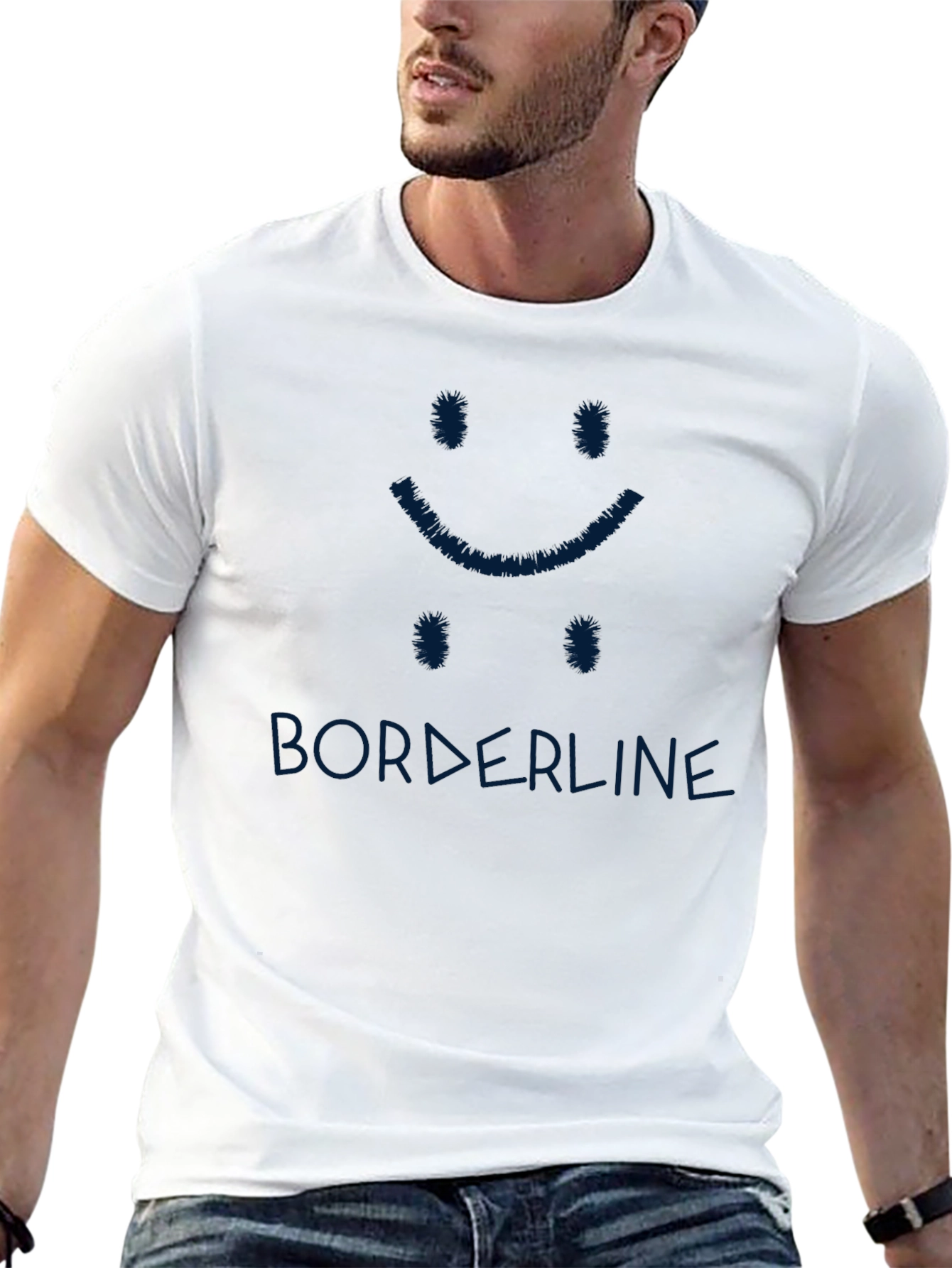 Borderline Expression Black Tee