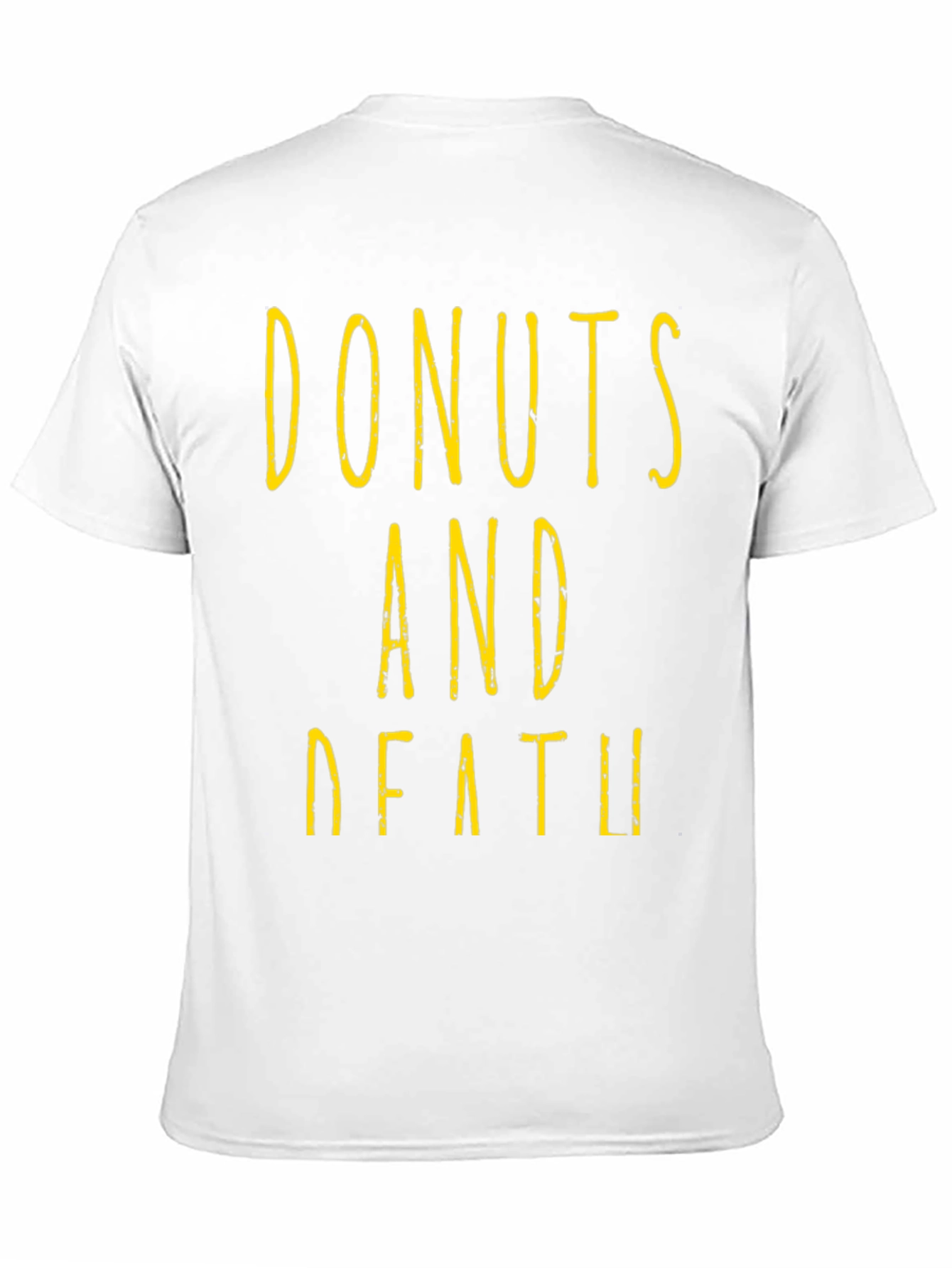 Donuts And Death Graphic Tee - Black