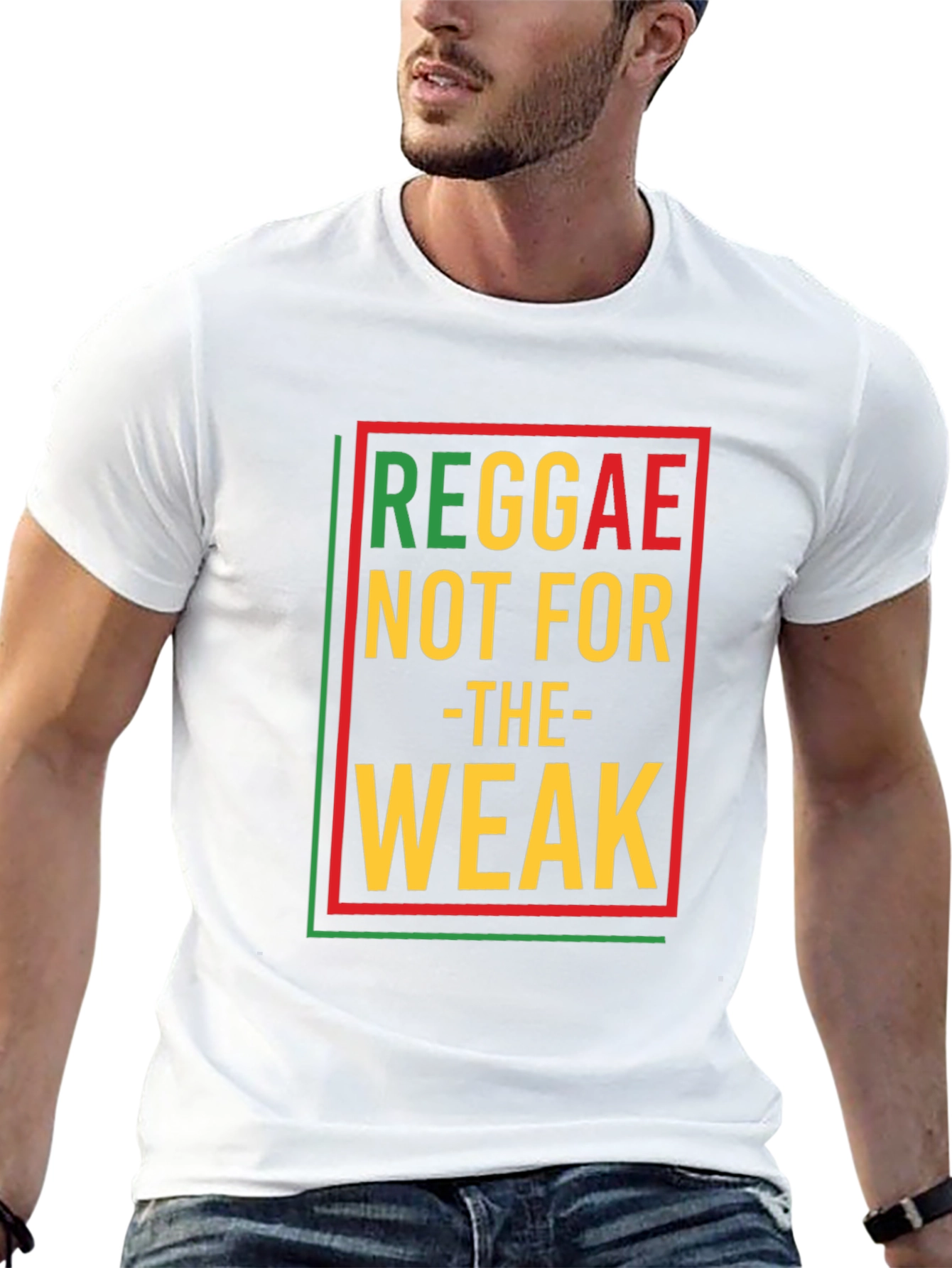 Reggae Not For The Weak Black Graphic T-Shirt