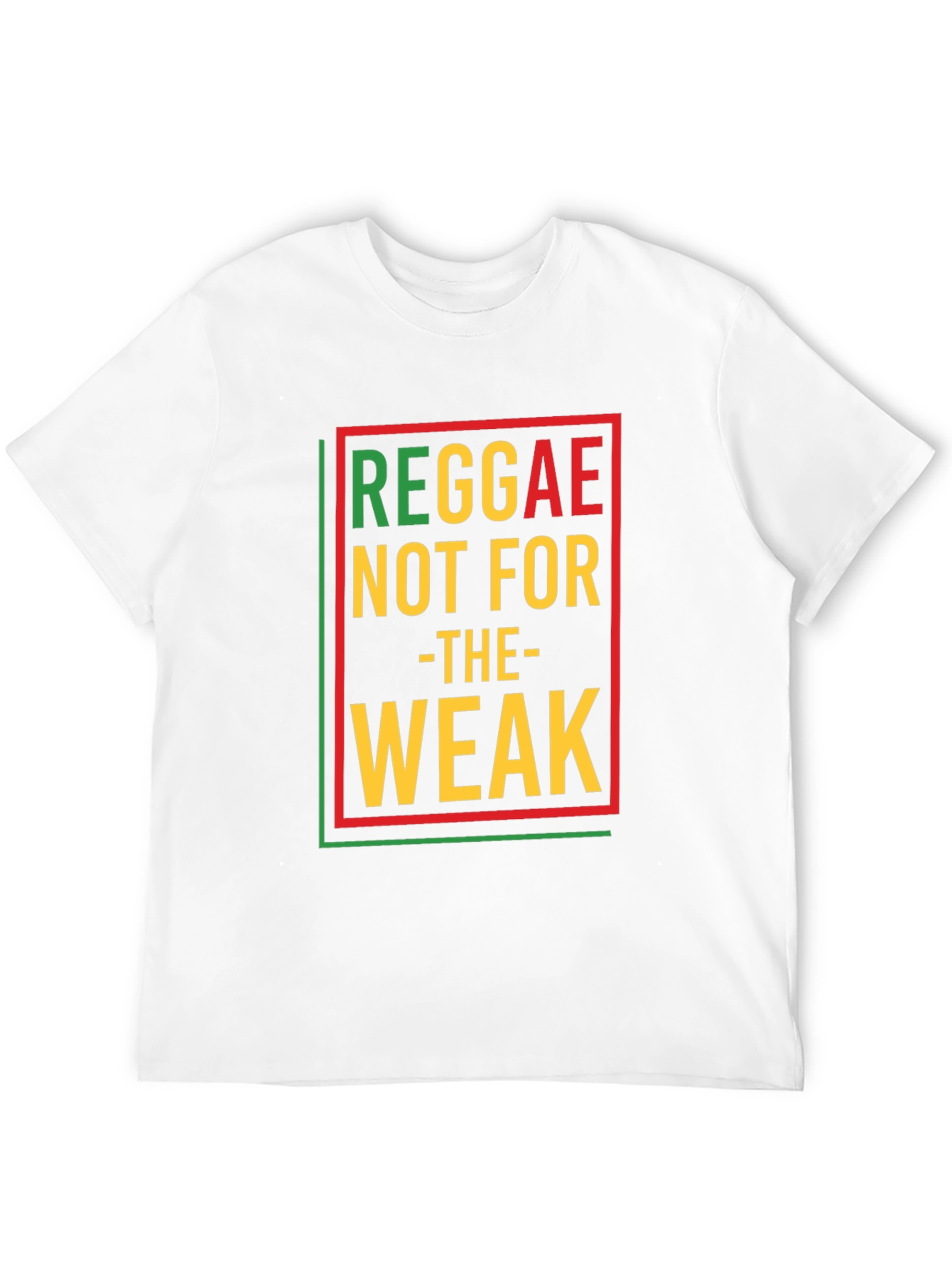 Reggae Not For The Weak Black Graphic T-Shirt