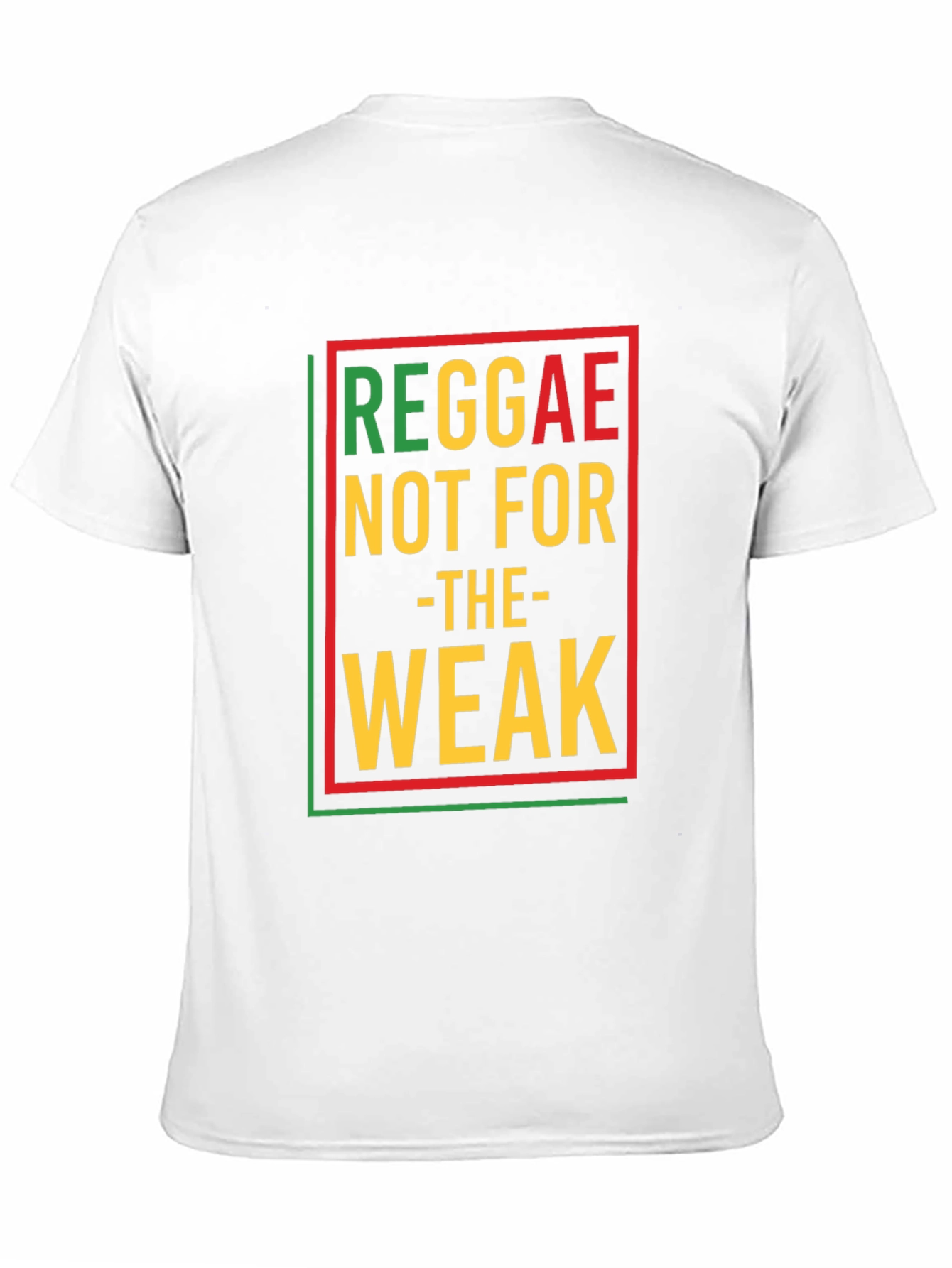 Reggae Not For The Weak Black Graphic T-Shirt