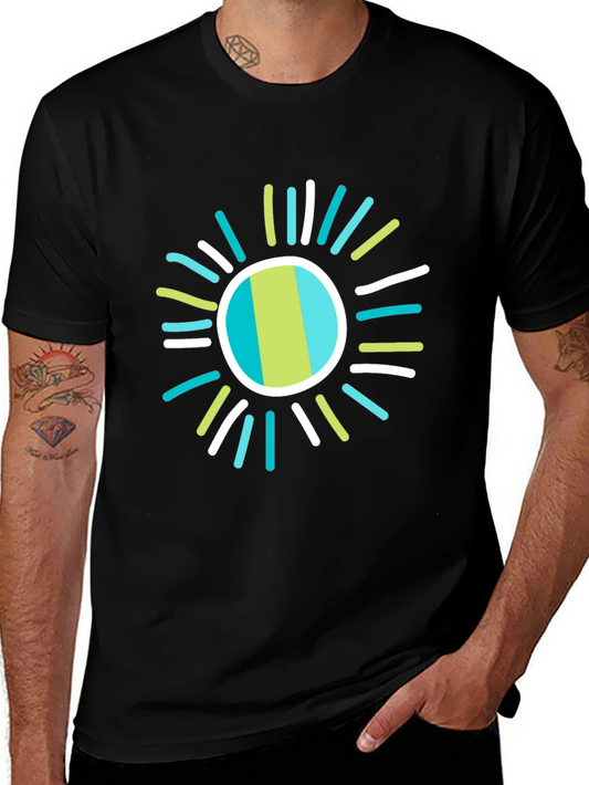 Funky Sun Graphic Tee - Casual Comfort