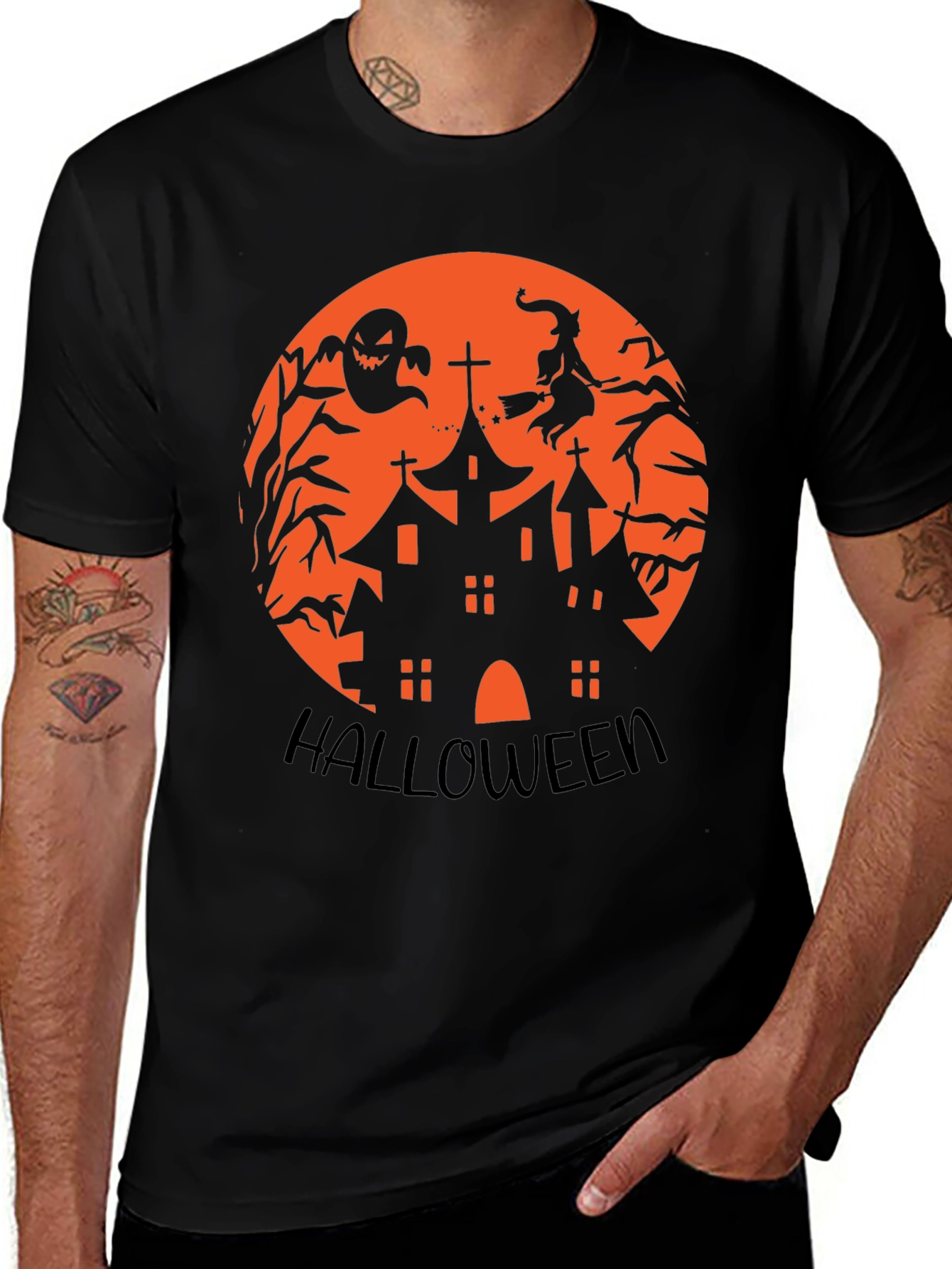 Halloween Graphic Tee - Spooky Season Shirt