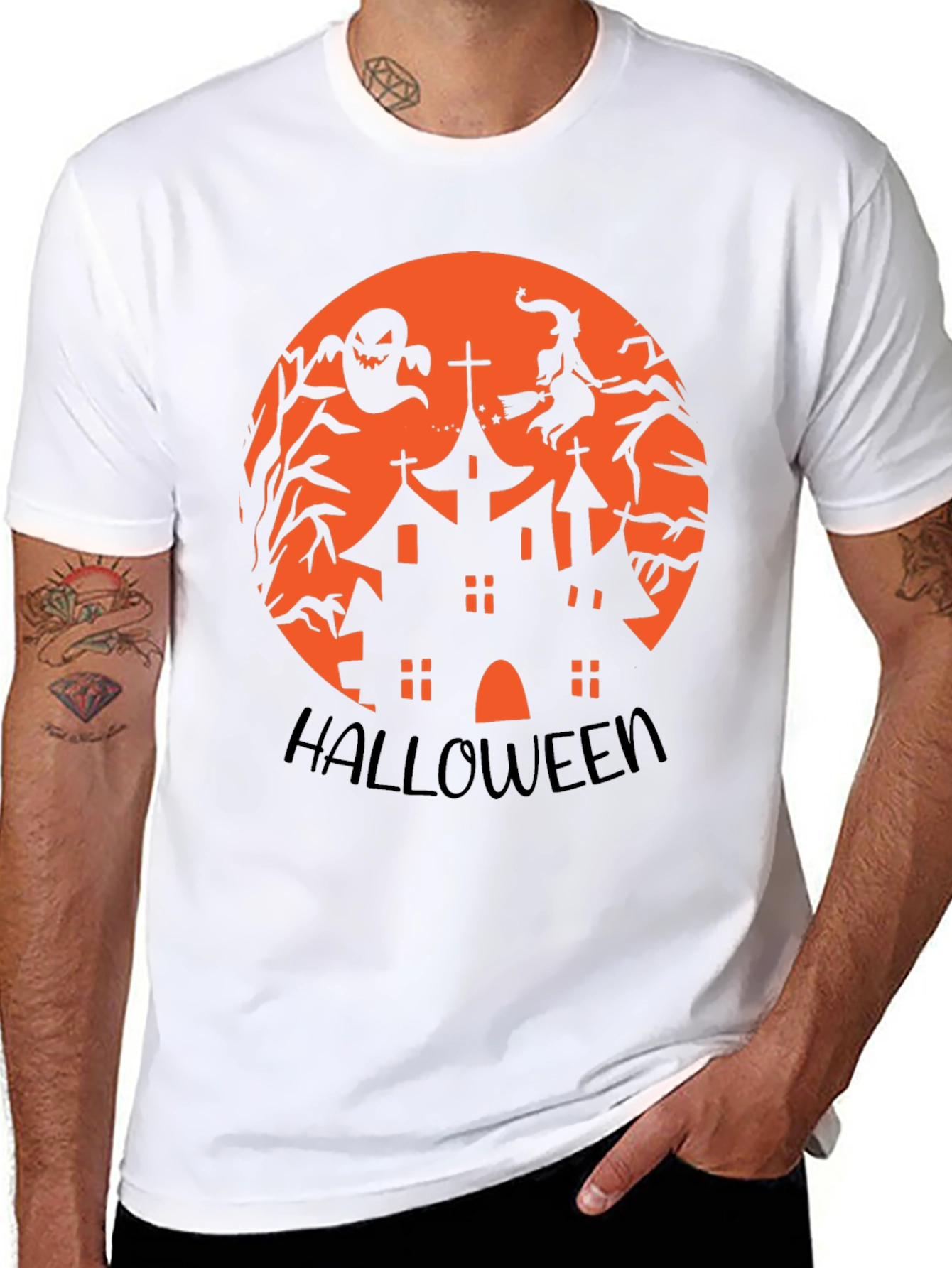Halloween Graphic Tee - Spooky Season Shirt