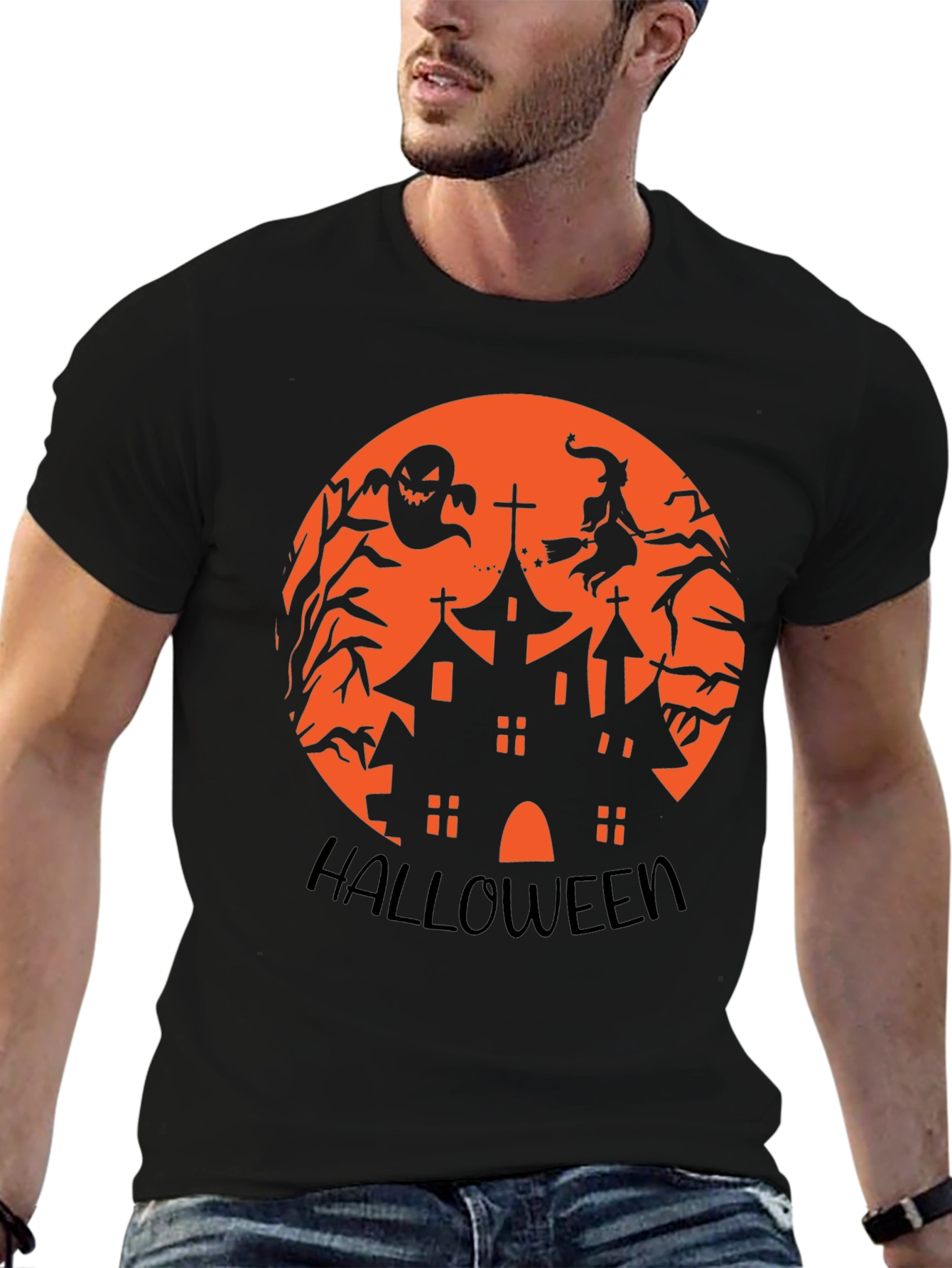 Halloween Graphic Tee - Spooky Season Shirt