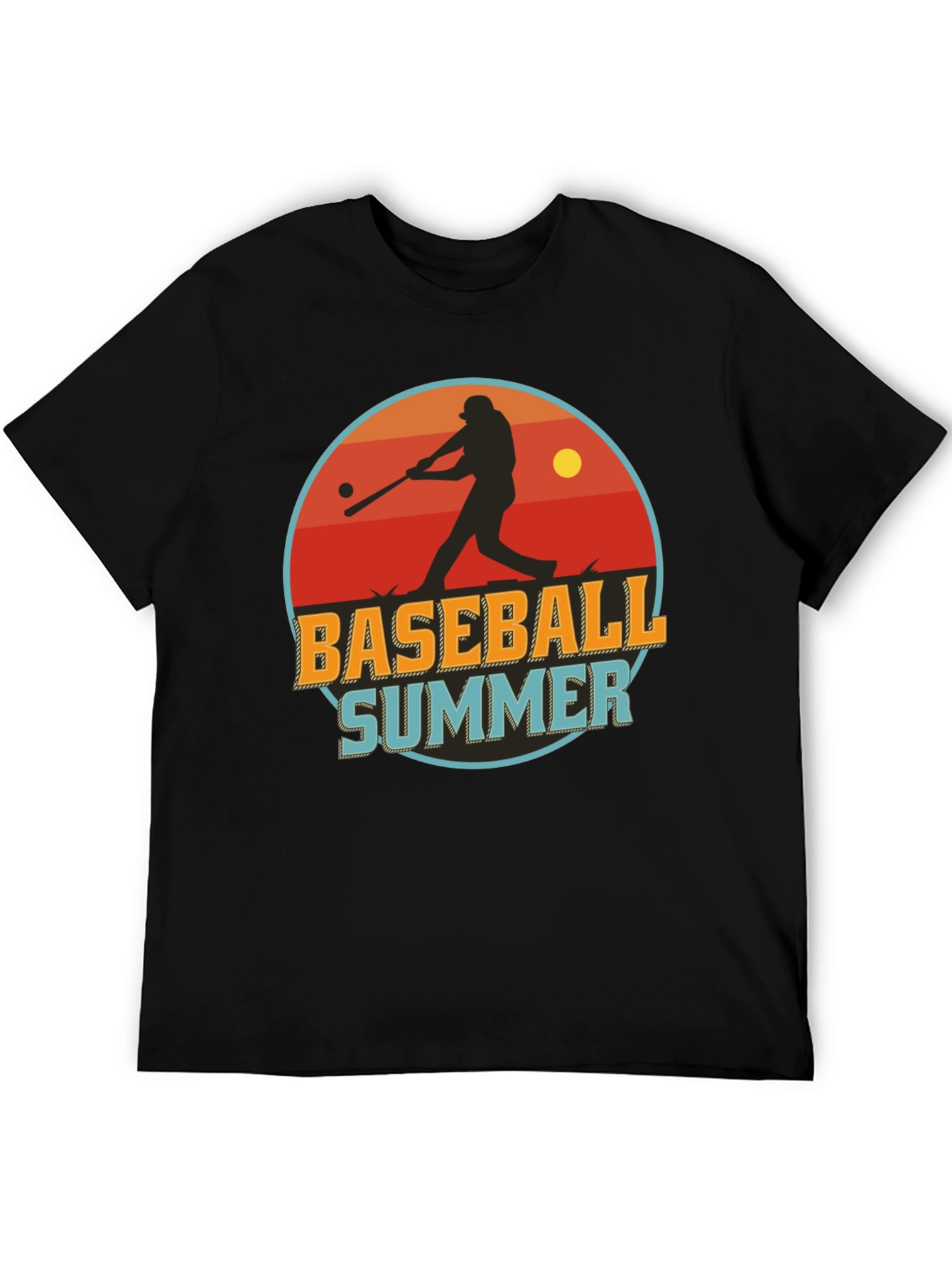 Baseball Summer Graphic T-Shirt