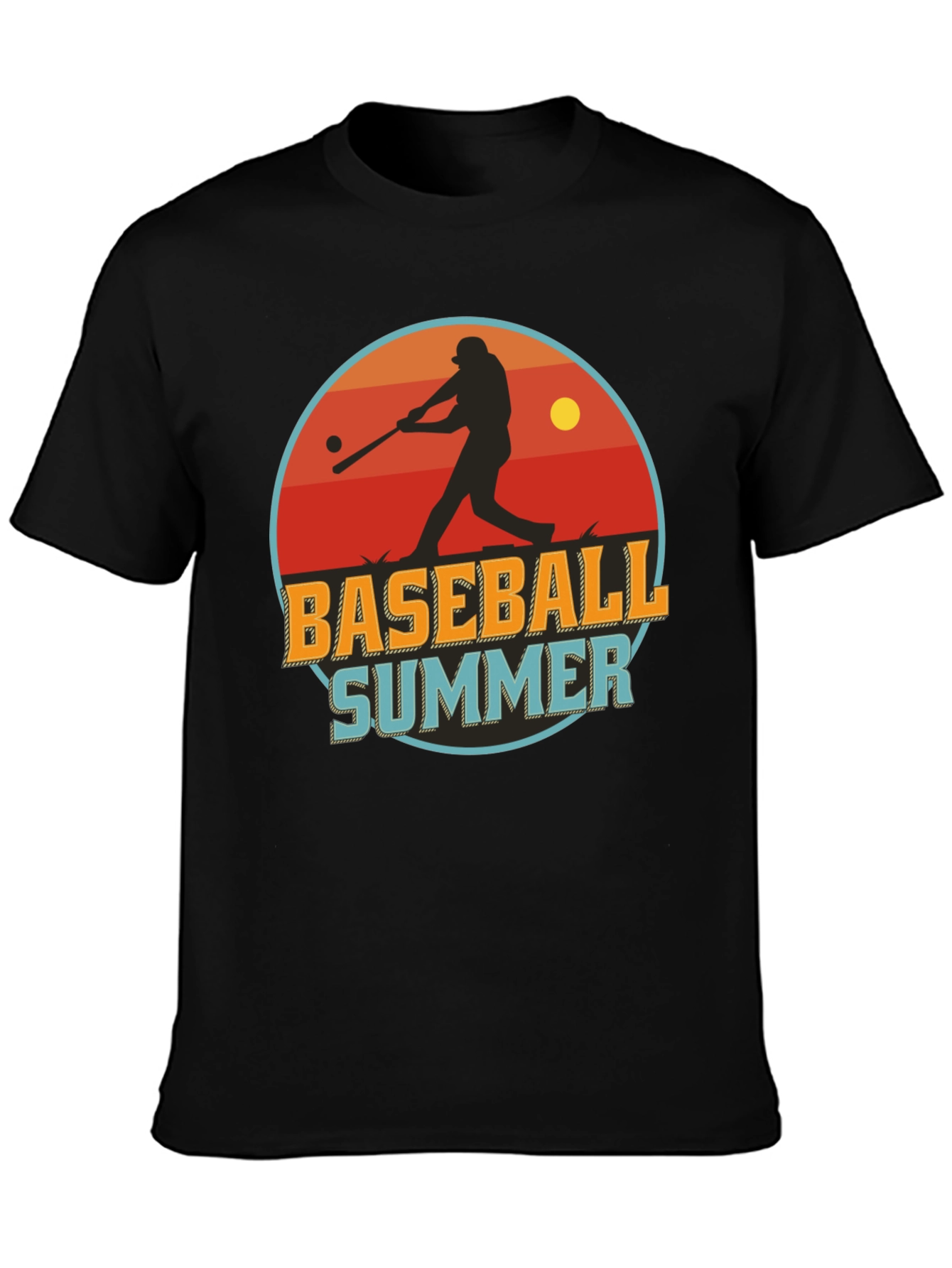 Baseball Summer Graphic T-Shirt