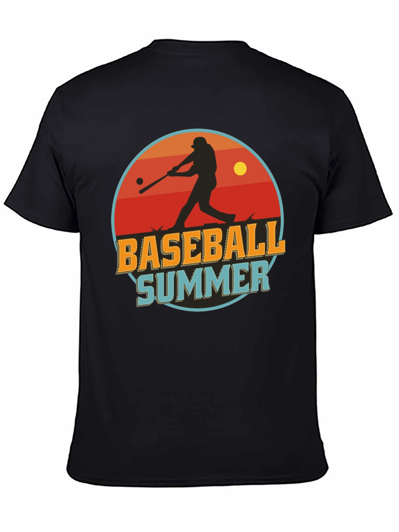Baseball Summer Graphic T-Shirt