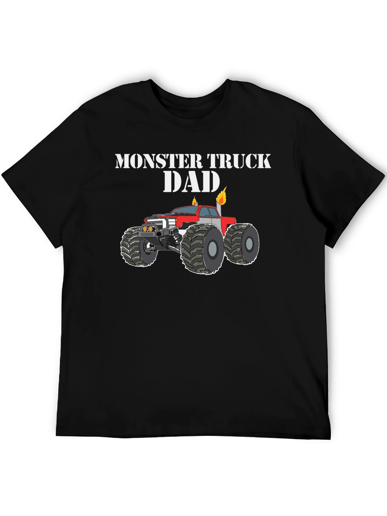 Monster Truck Dad T-Shirt - Black