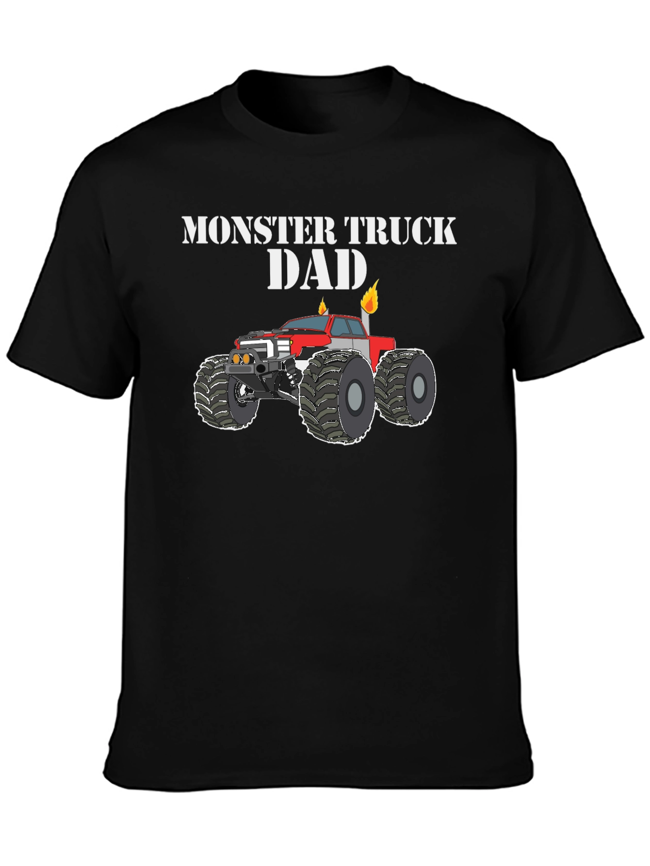 Monster Truck Dad T-Shirt - Black