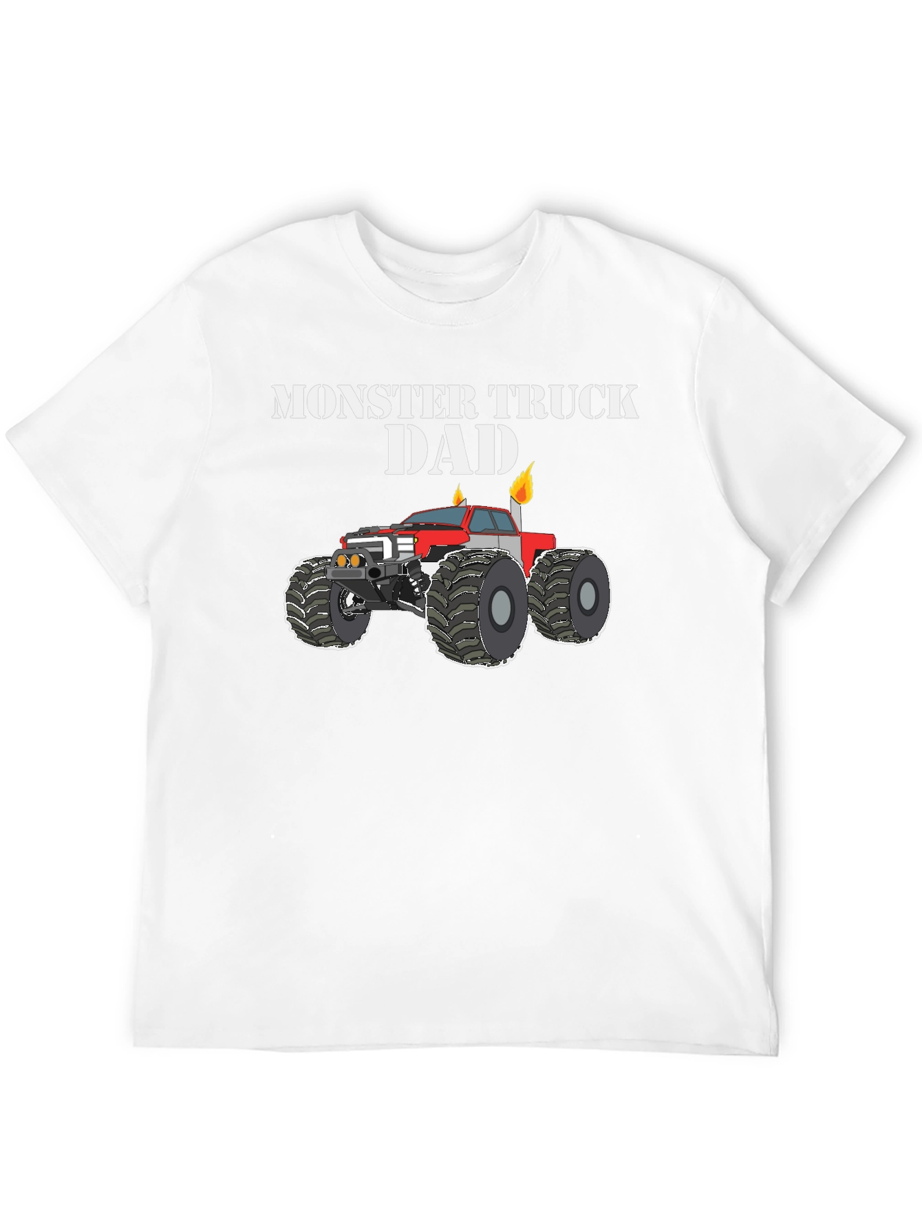Monster Truck Dad T-Shirt - Black