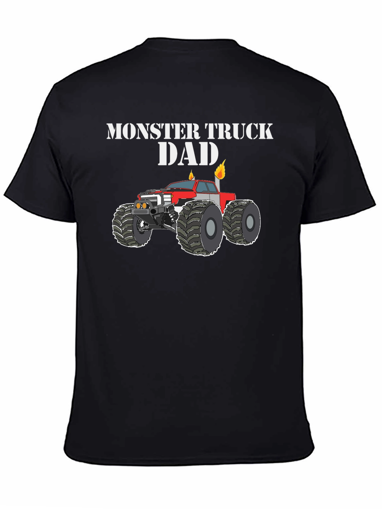 Monster Truck Dad T-Shirt - Black